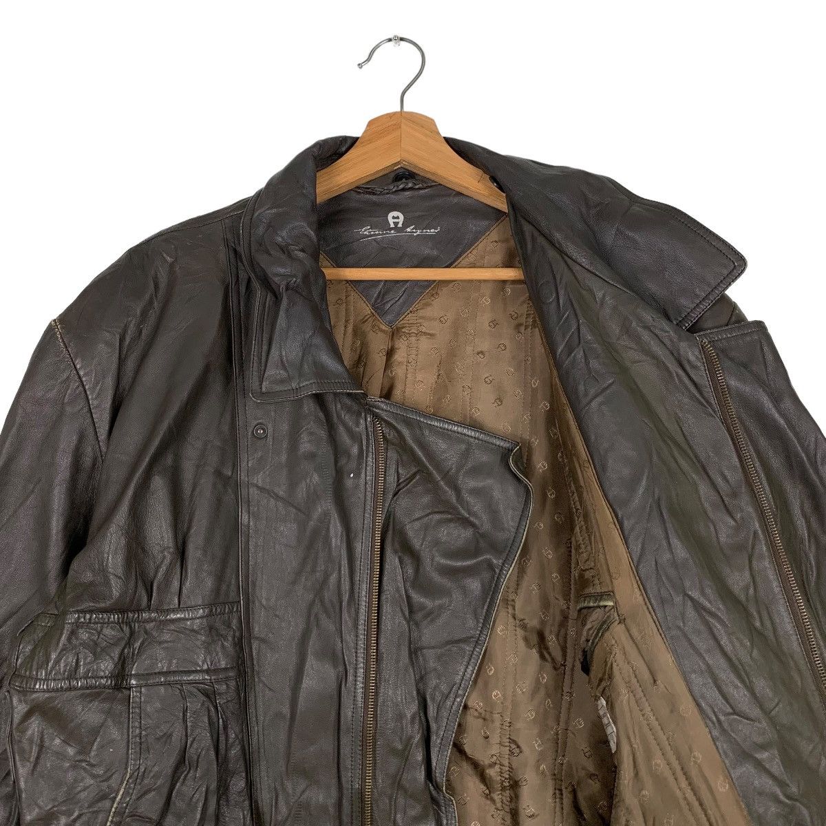 Etienne Aigner Eteinner Aigner Leather Jacket #0141-C8 Size US M / EU 48-50 / 2 - 11 Thumbnail