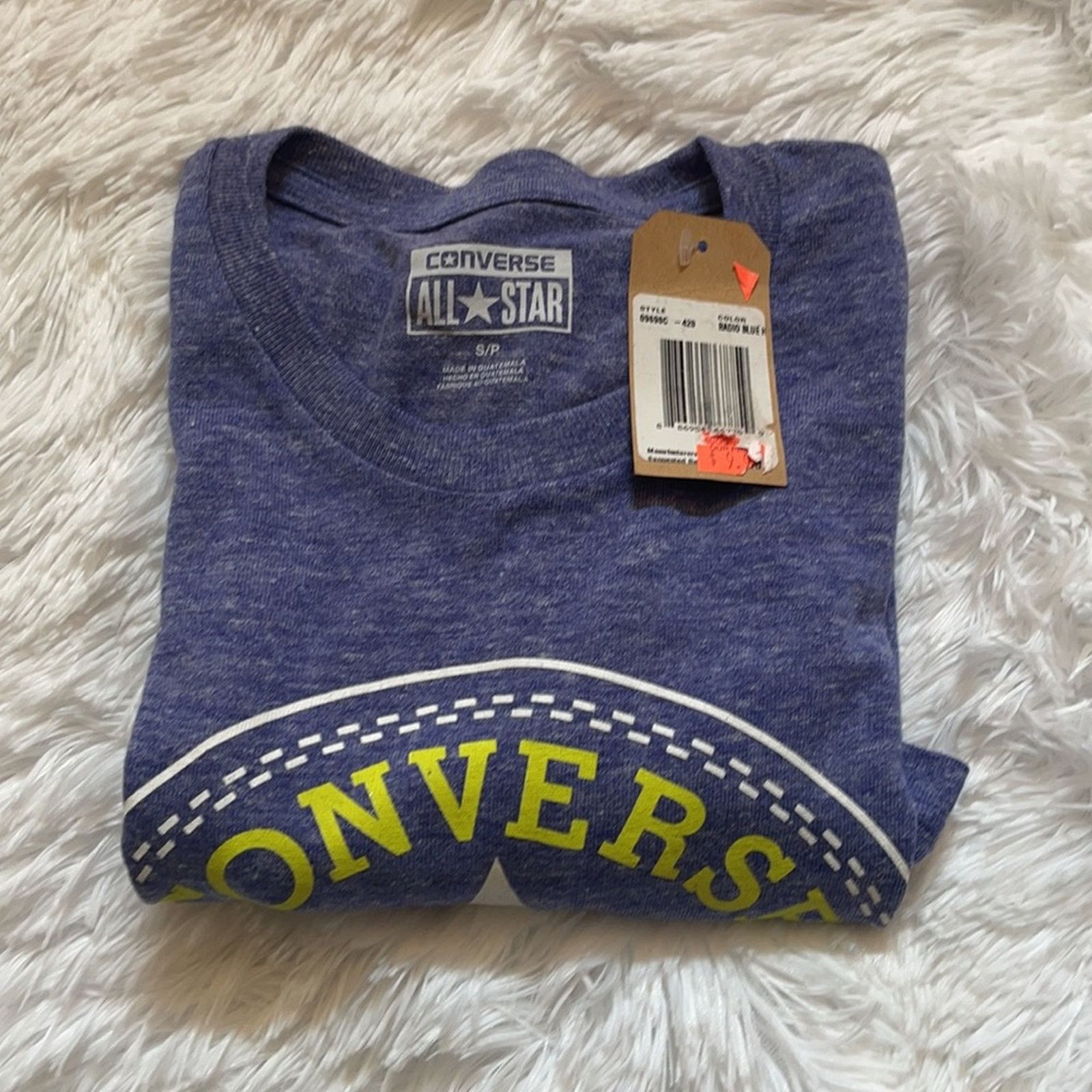 Converse Converse Radio Blue/Green Small T-Shirt Size S / US 4 / IT 40 - 3 Thumbnail