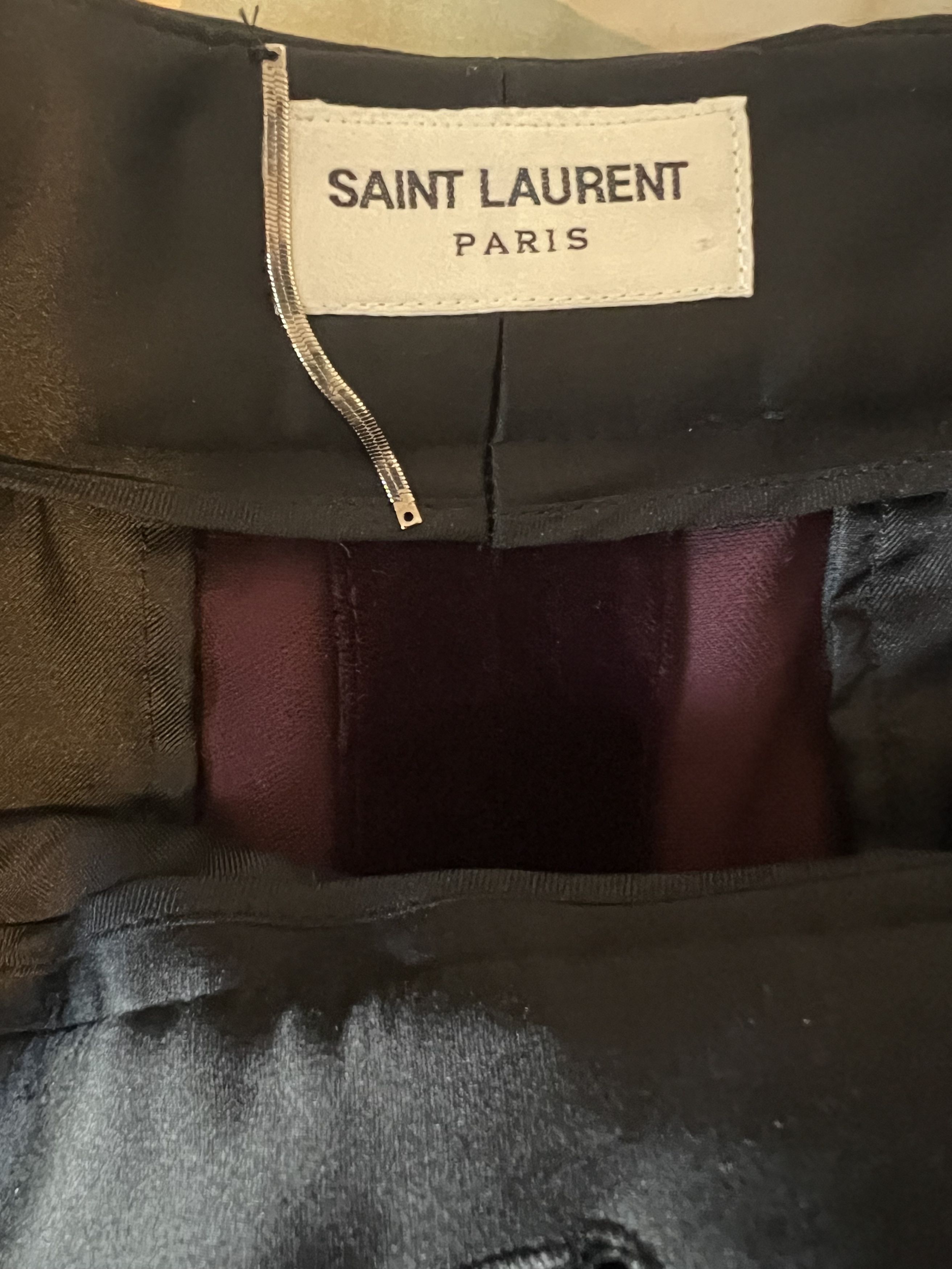 Saint Laurent Paris Saint Laurent FW22 Carrot-fit Velvet Trousers sz 50 Size US 34 / EU 50 - 7 Thumbnail