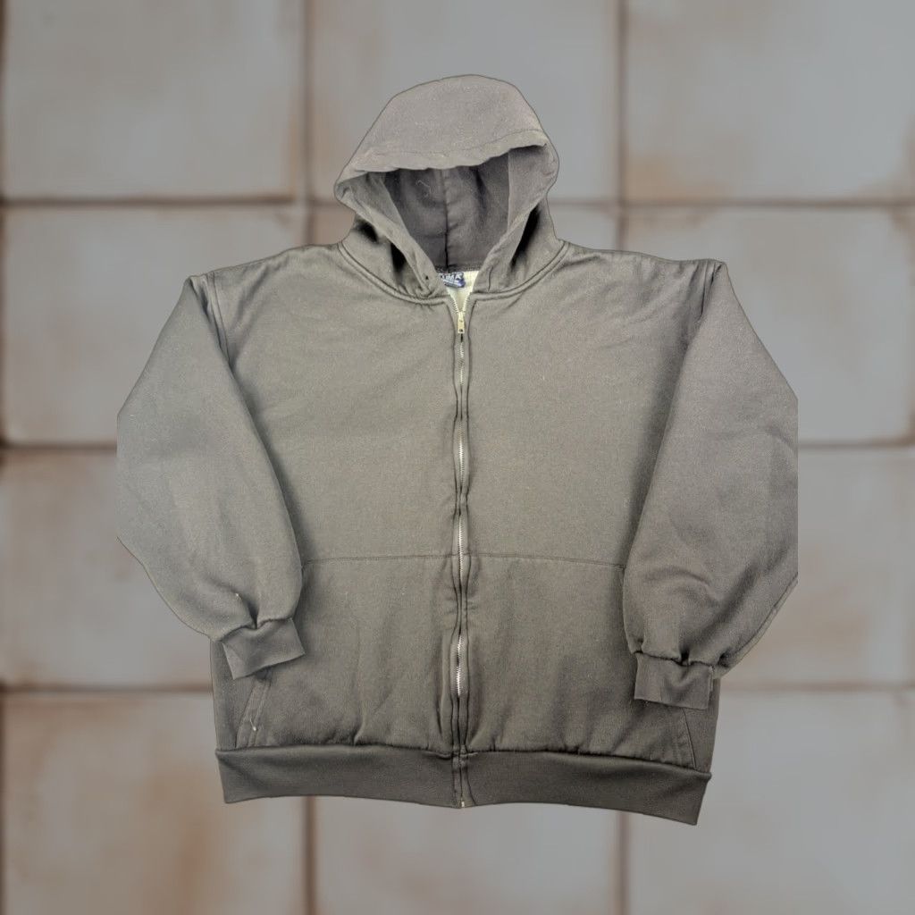 Vintage VINTAGE Pluma Hoodie Mens L Black Full Zip Thermal Lined 90s Grunge Outdoor Retro Jacket Size US L / EU 52-54 / 3 - 1 Thumbnail