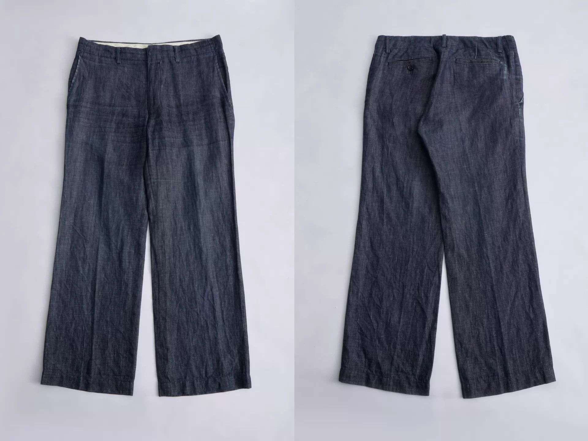 Junya Watanabe JUNYA WATANABE 2008 Spring Linen-Cotton Straight Jeans Size US 32 / EU 48 - 7 Thumbnail