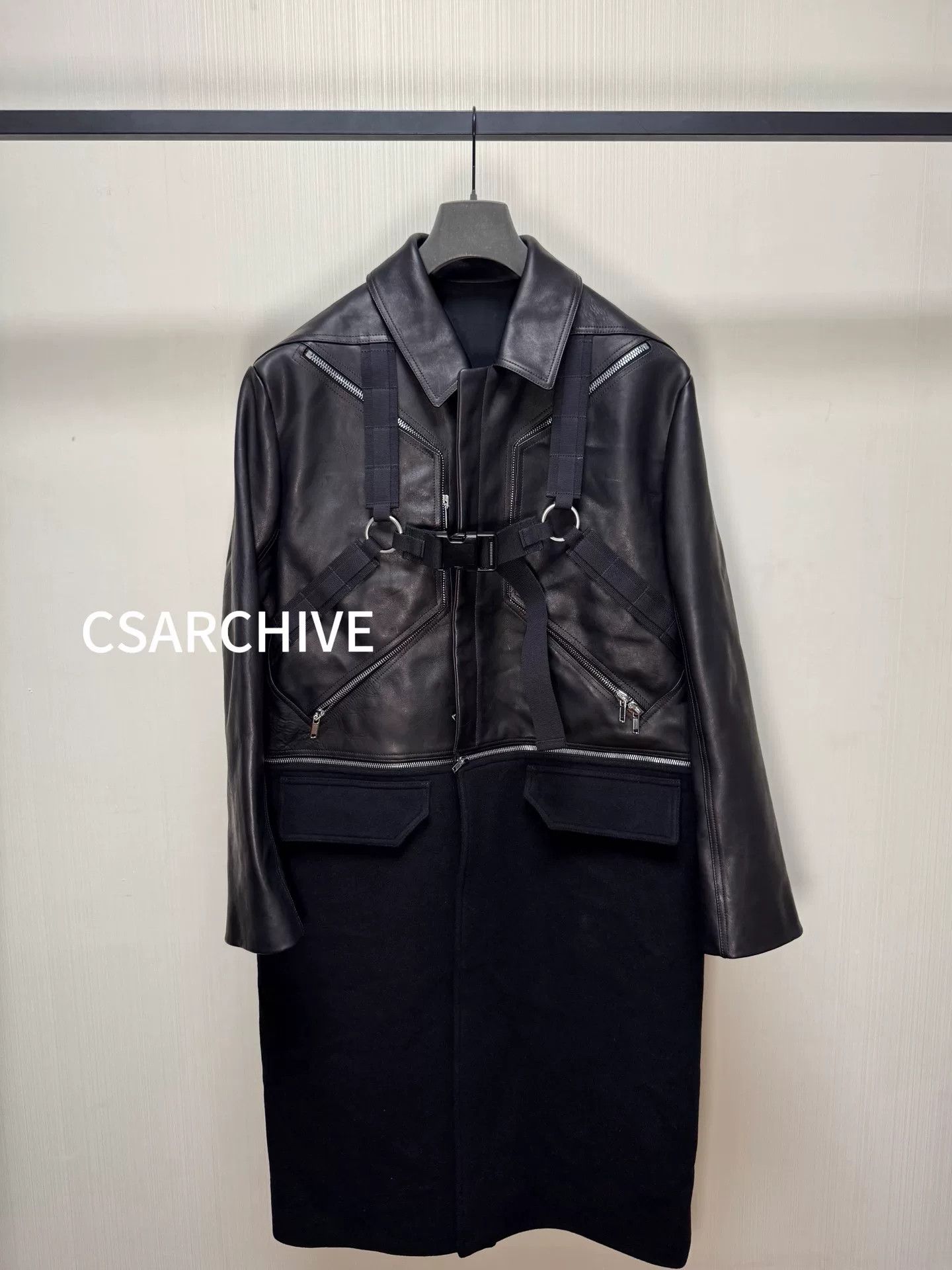 Rick Owens Rick Owens 25FW Blixa Max Leather Coat Size US M / EU 48-50 / 2 - 1 Thumbnail