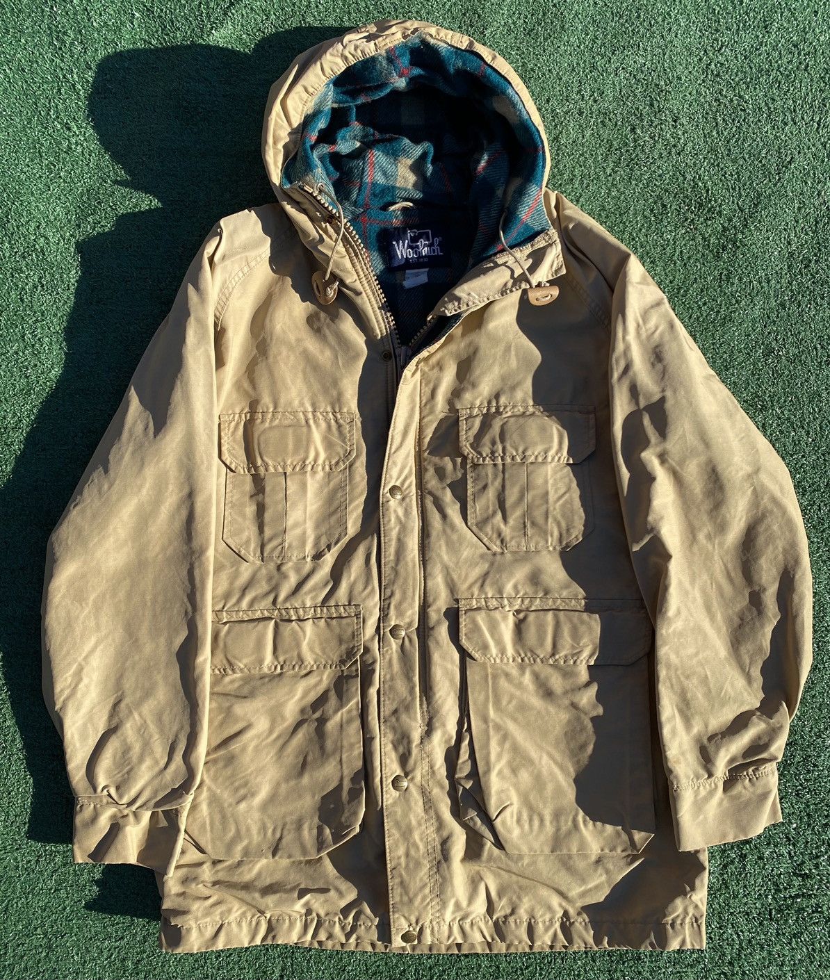 Woolrich Woolen Mills Vintage 90’s Woolrich Wool Flannel Lined Jacket Men’s Medium Size US M / EU 48-50 / 2 - 1 Thumbnail