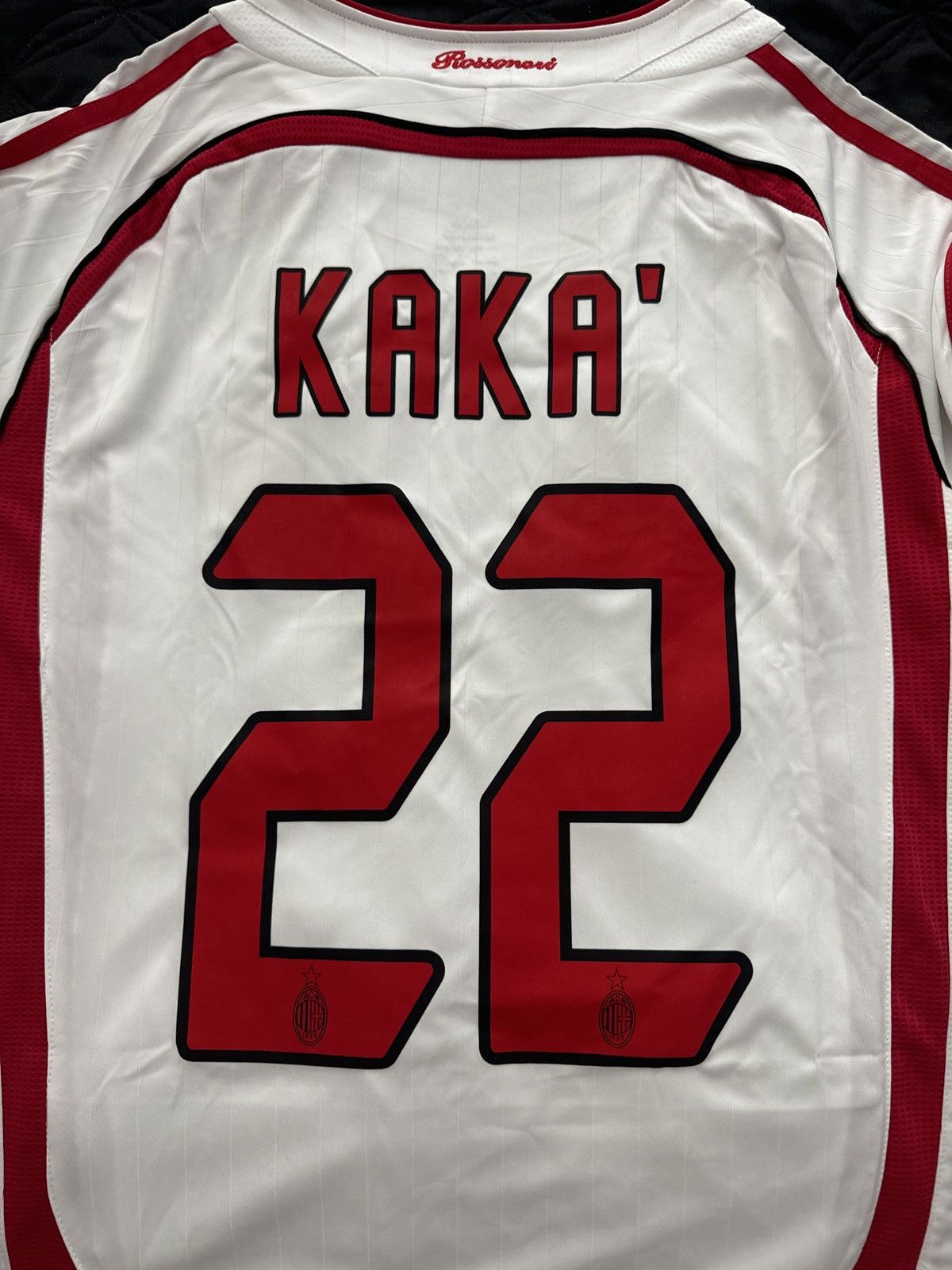 Adidas × La Milano × Vintage 2006/07 champions league Milan Small Adidas away Kaka 22 Size US S / EU 44-46 / 1 - 2 Thumbnail