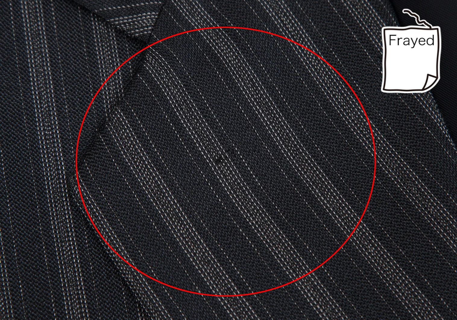 Comme des Garcons Homme Plus Polyester Stitch Stripe Jacket in Navy, Size M Size US M / EU 48-50 / 2 - 3 Thumbnail