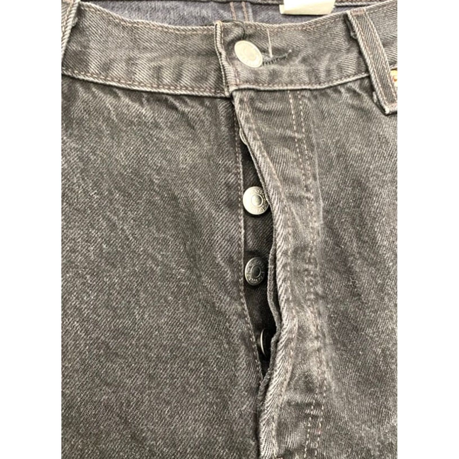 Levi's Levi's 501 Black Denim Jeans Mens 38 Regular Button Fly Straight Levi's 501 Black Denim Jeans Mens 38x32 Button Fly Straight Leg 3293 Size US 38 / EU 54 - 6 Thumbnail