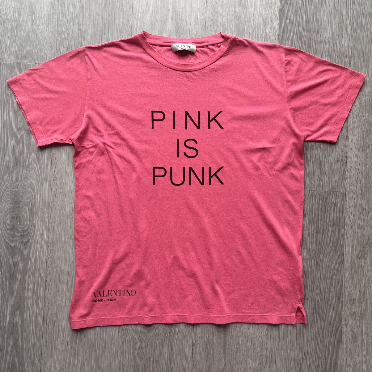 Valentino Garavani SS18 Pink Is Punk T Shirt