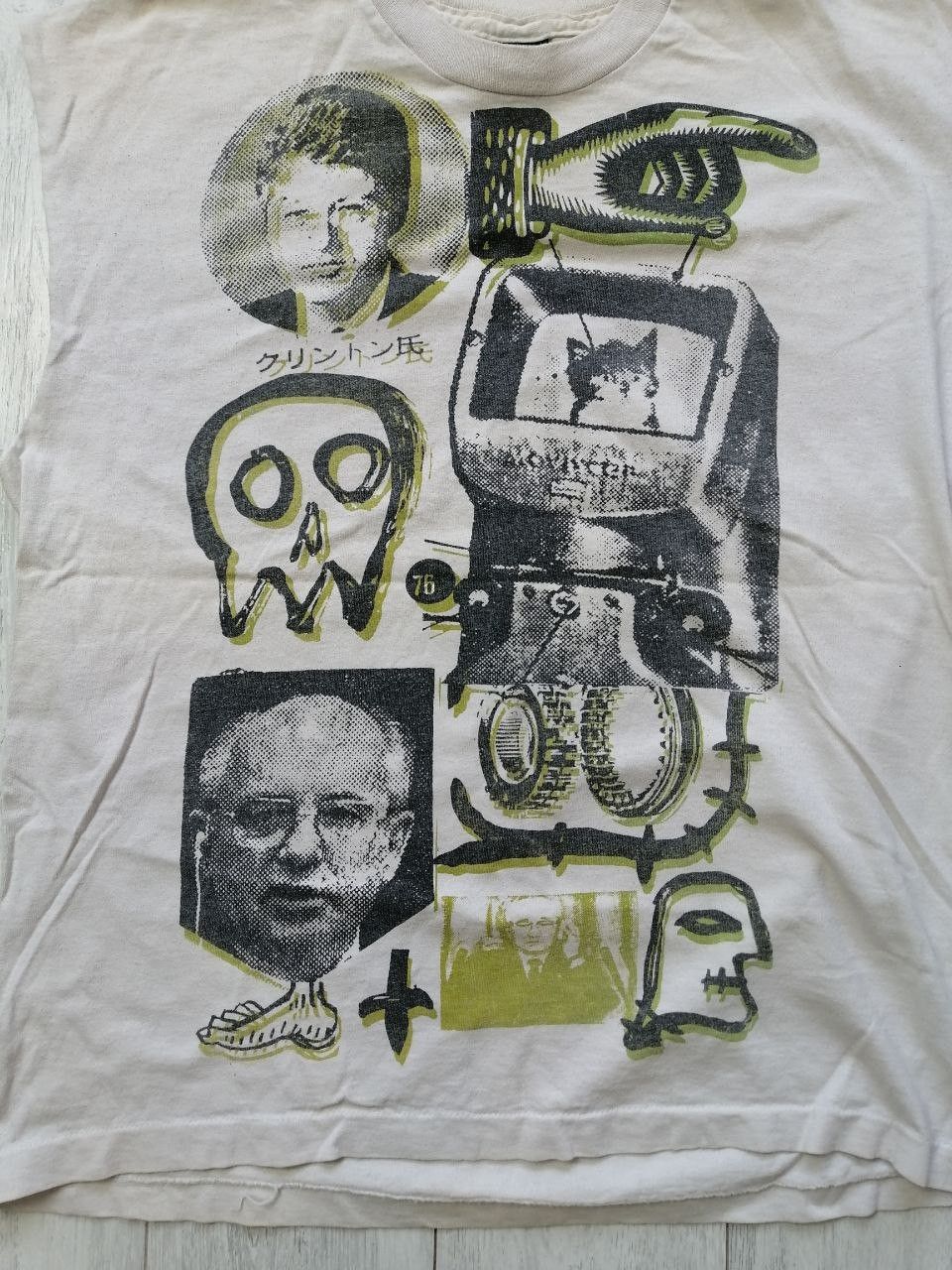 Vintage Vintage 1992 Stereolab / Too Pure Label Promo Tee Size US XL / EU 56 / 4 - 2 Thumbnail