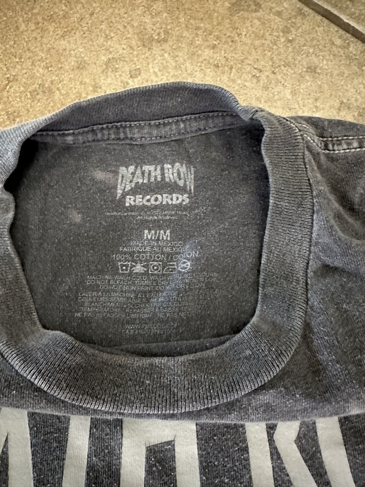 Death Row Records Dark Grey Death Row Records Tee Size US M / EU 48-50 / 2 - 3 Thumbnail