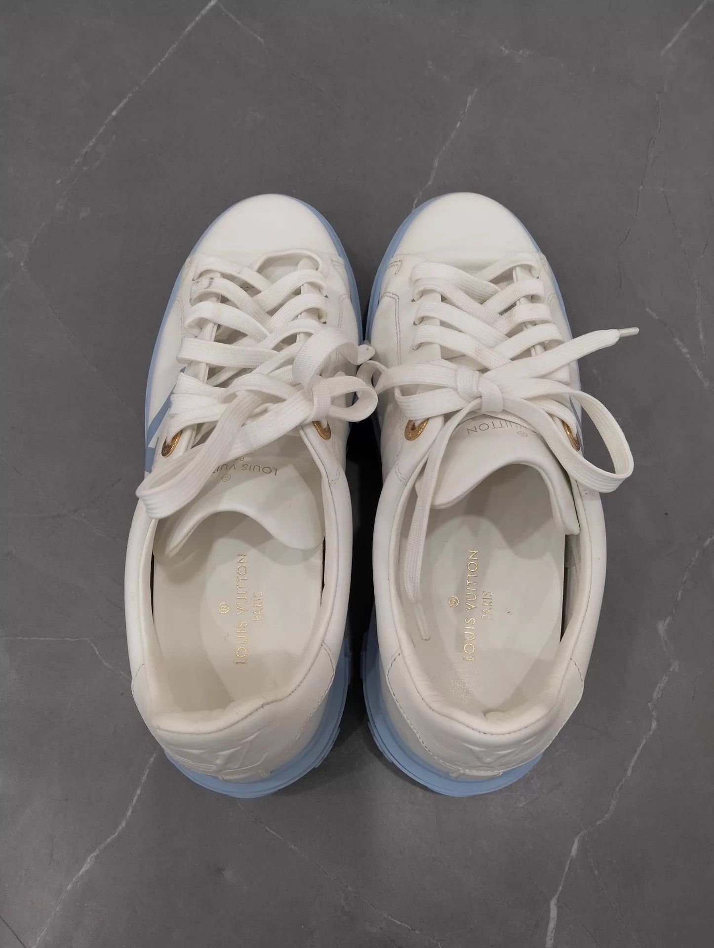 Louis Vuitton LV Time Out Lace-Up Sneaker EU 37 95 New Size US 6.5 / IT 36.5 - 7 Thumbnail