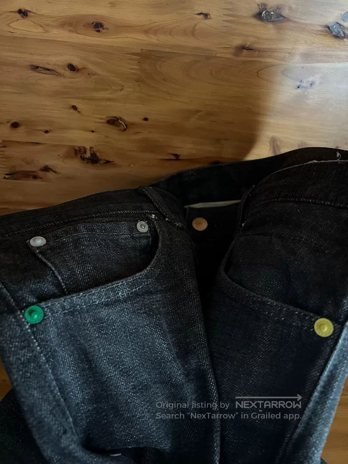 Visvim visvim black denim pants with colorful details. Size US 34 / EU 50 - 8 Thumbnail