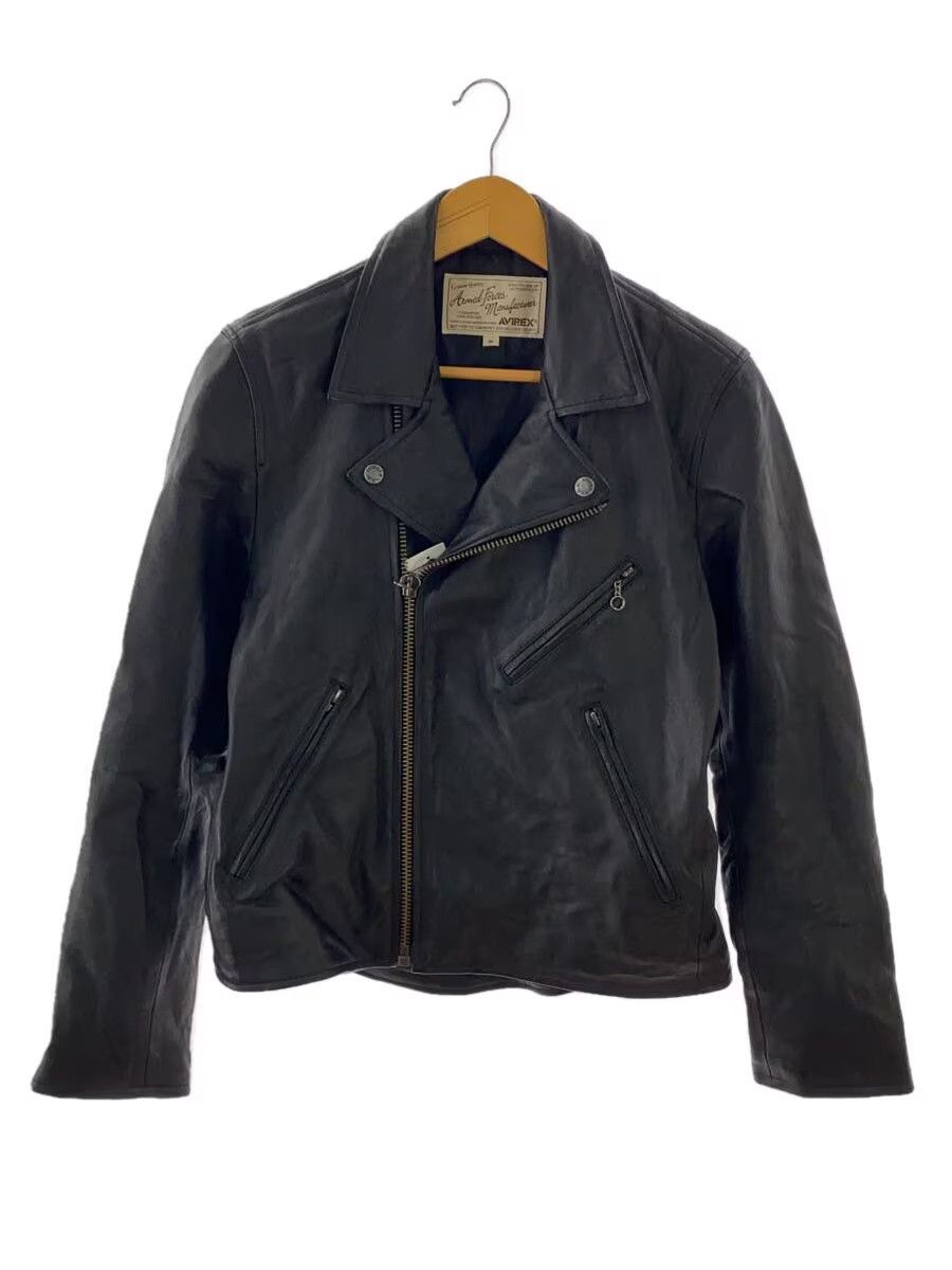 Avirex Avirex Sheep Leather Double Rider Jacket Black Size US M / EU 48-50 / 2 - 1 Thumbnail