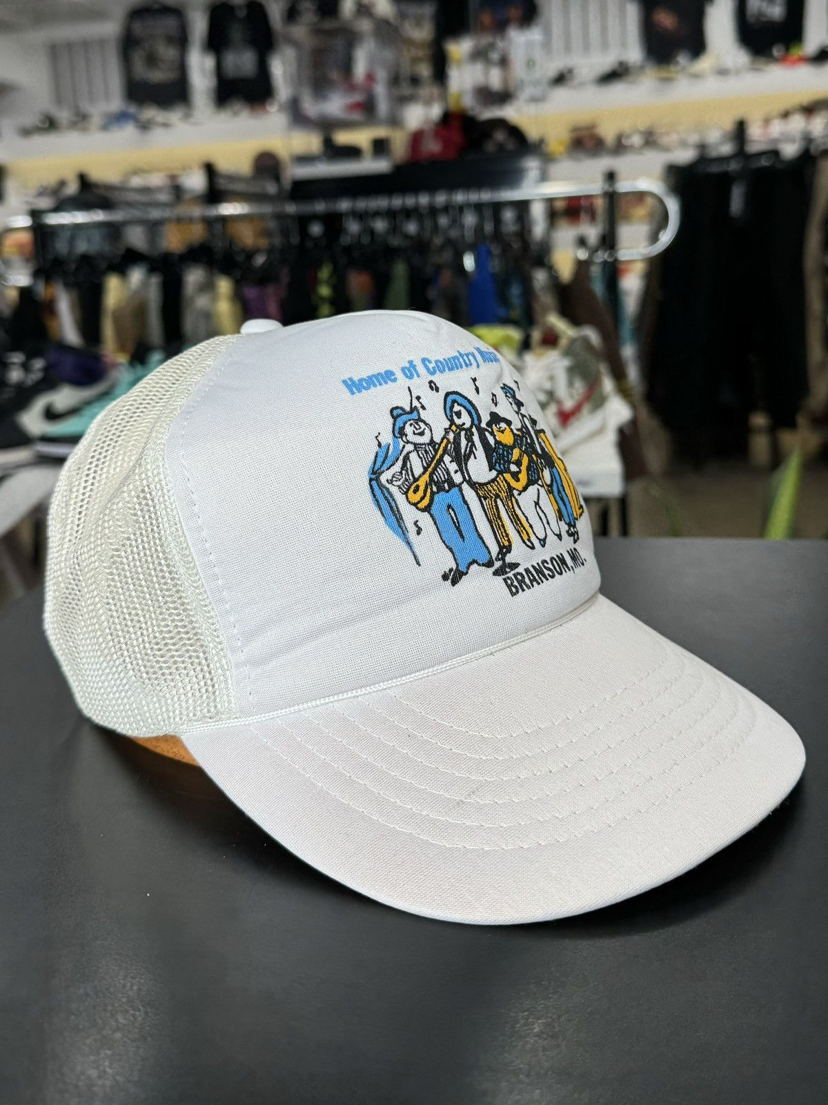 Vintage Vintage Home Of Country Music Branson, MO Music Trucker cap Size ONE SIZE - 2 Thumbnail