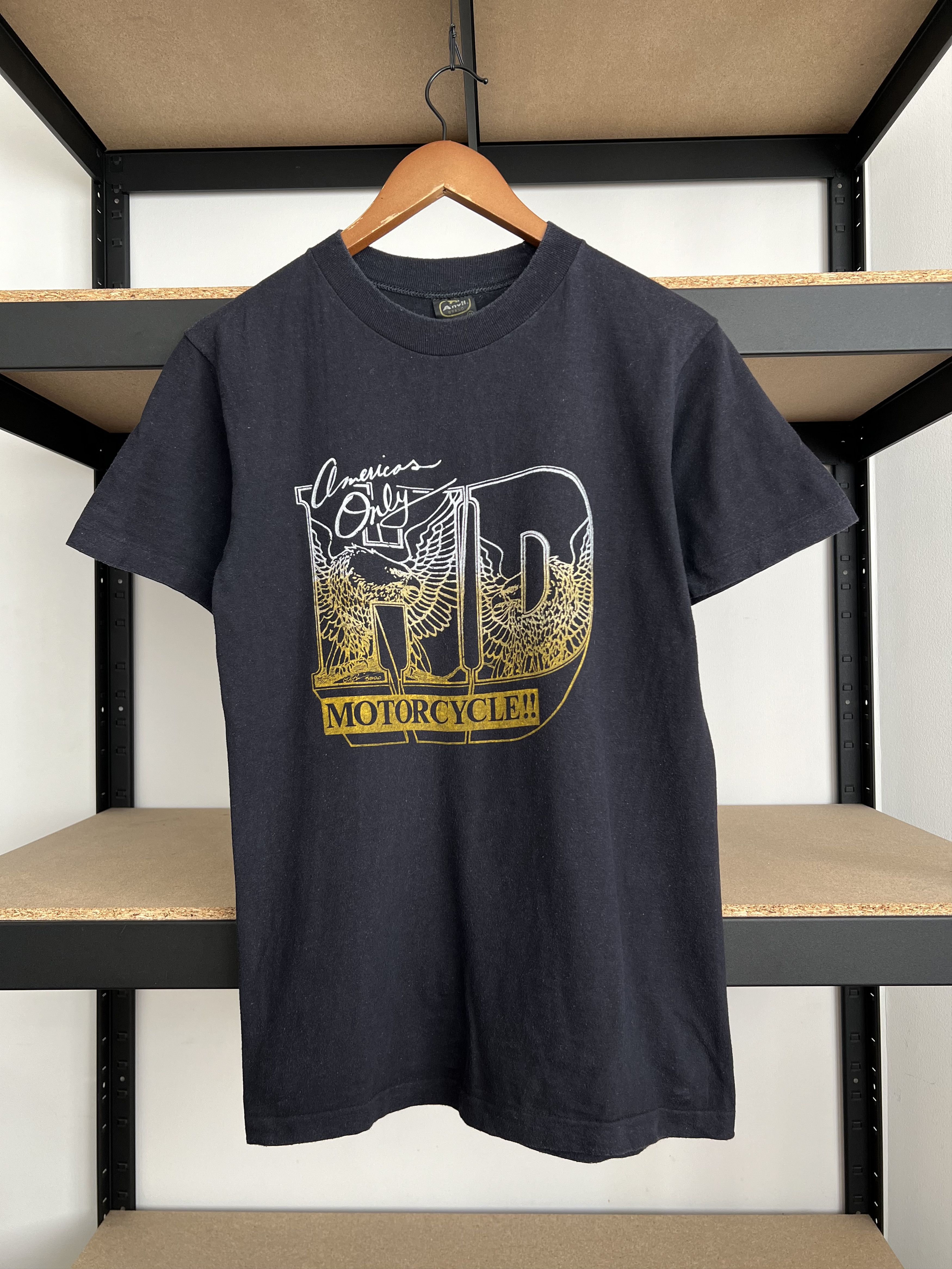 Harley Davidson Vintage 70s 80s Harley Davidson Oshkosh Wisconsin USA Tshirt Size US M / EU 48-50 / 2 - 1 Thumbnail