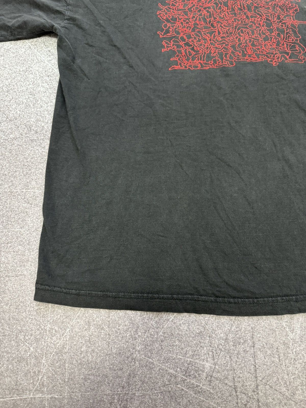 Vintage Sex Orgy Group Therapy XL T shirt Black Vintage Faded y2k Size US XL / EU 56 / 4 - 5 Thumbnail
