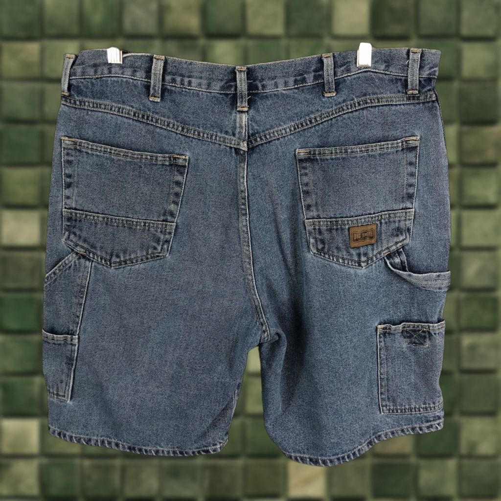 Vintage VINTAGE Big Smith Carpenter Jeans Shorts Mens 38 Blue Denim Jorts Utility Baggy Y2K 9in Inseam Casual Mens Size US 38 / EU 54 - 1 Thumbnail