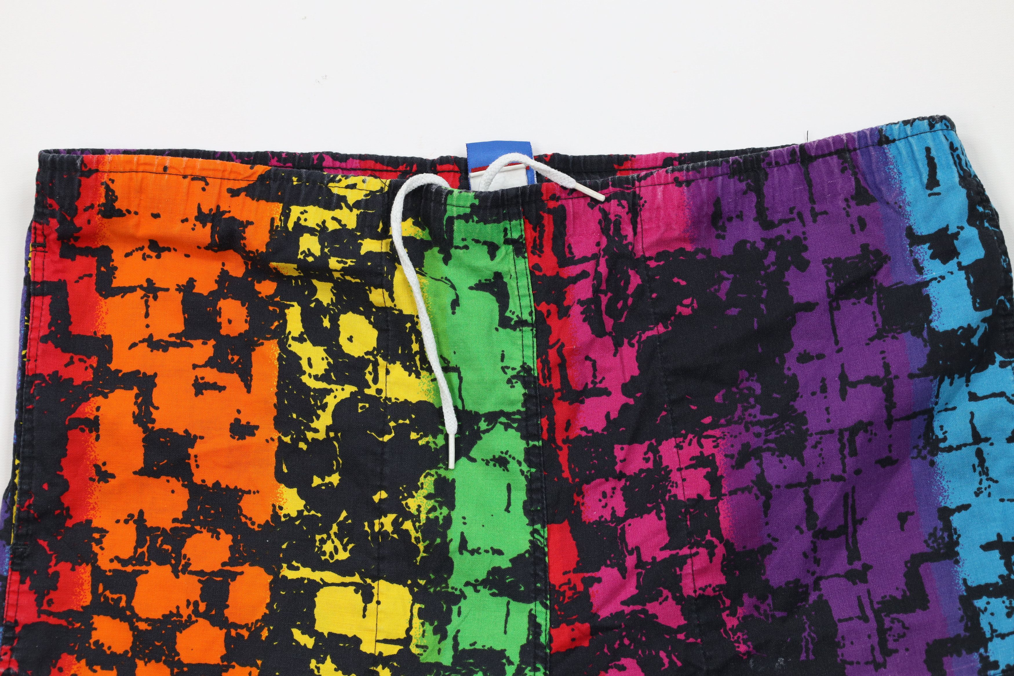 Ocean Pacific Vintage 90s Ocean Pacific OP Rainbow Lined Surf Shorts USA Size US 34 / EU 50 - 2 Thumbnail