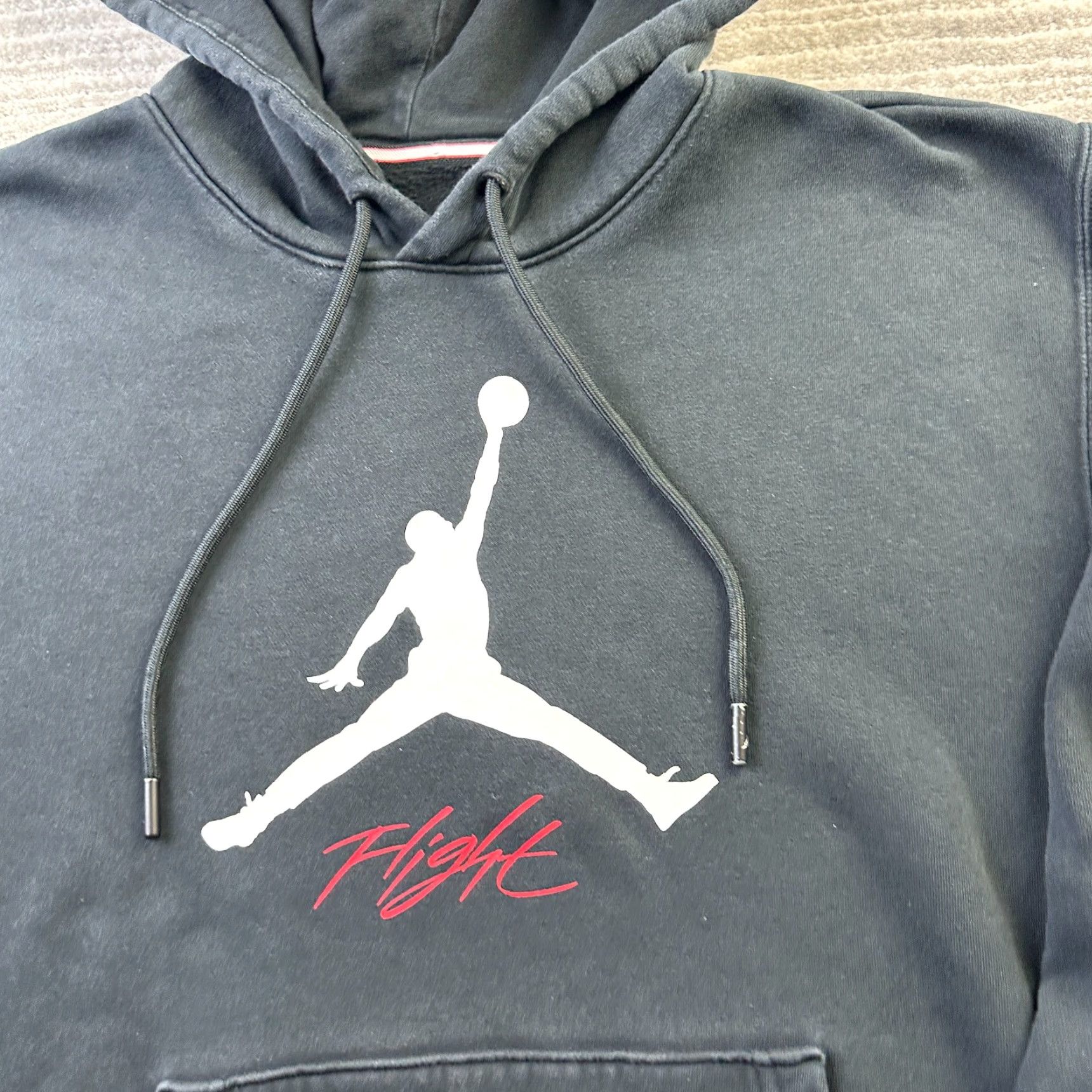Jordan Brand Jordan Hoodie Mens Small Black Fleece Jumpman Logo Hoodie Size US S / EU 44-46 / 1 - 4 Thumbnail