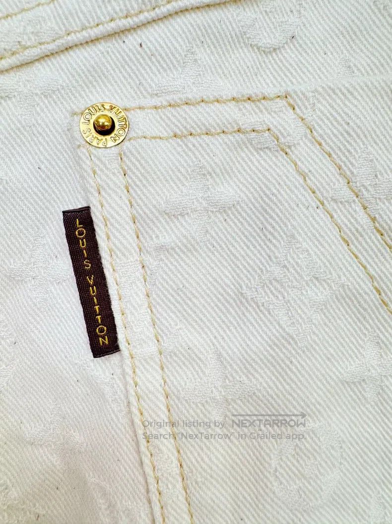 Louis Vuitton Louis Vuitton Denim Skirt Size 37" - 4 Thumbnail