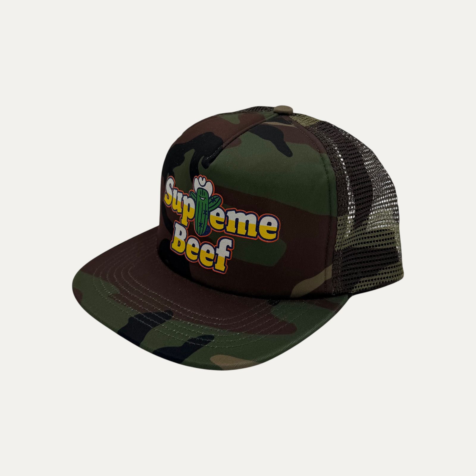 Supreme Supreme Beef Mesh Back 5 Panel Snapback Hat Size ONE SIZE - 2 Thumbnail