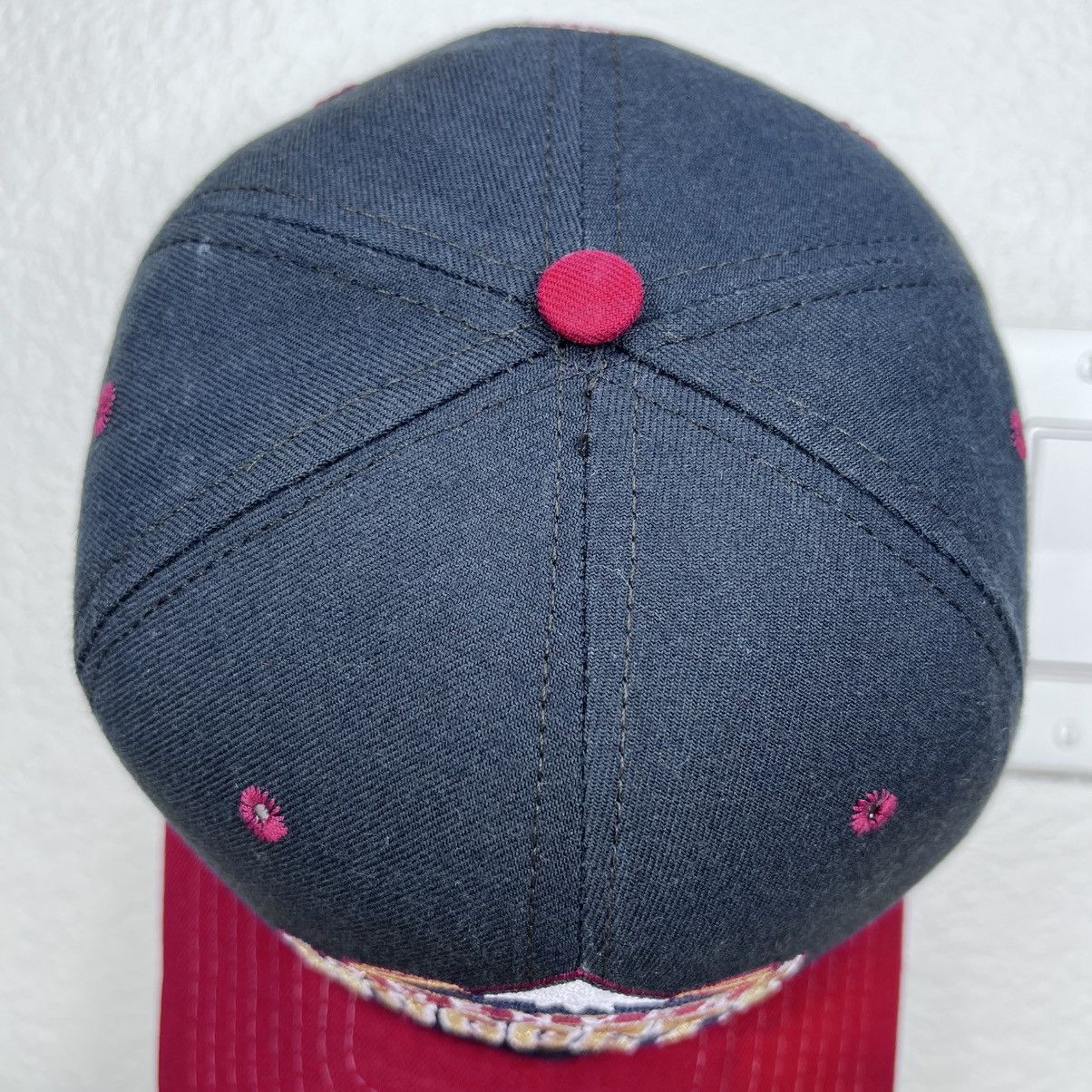 New Era Vintage 1990s NBA Denver Nuggets New Era Plain Logo Snapback Size ONE SIZE - 8 Thumbnail