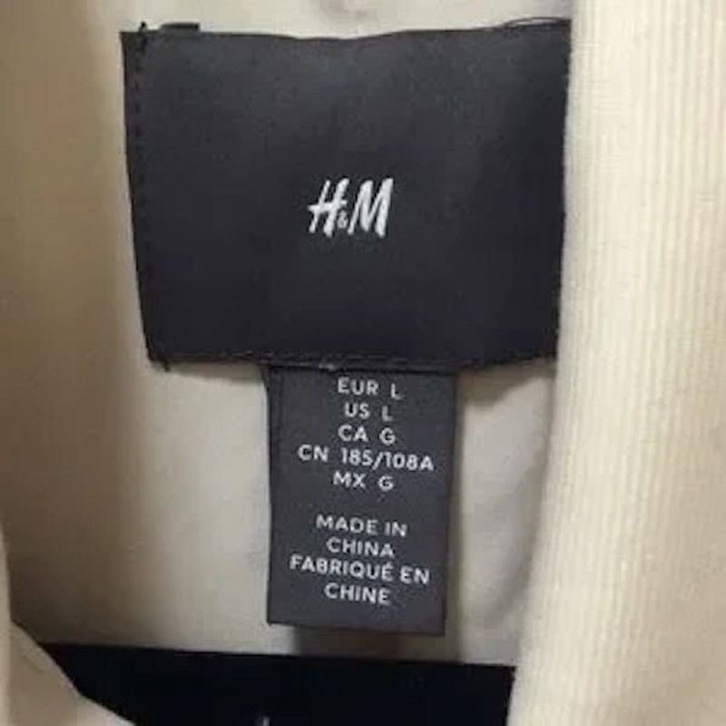 H&M H & M Men’s Jacket Color- Light Cream Size-Large. Size US L / EU 52-54 / 3 - 4 Thumbnail
