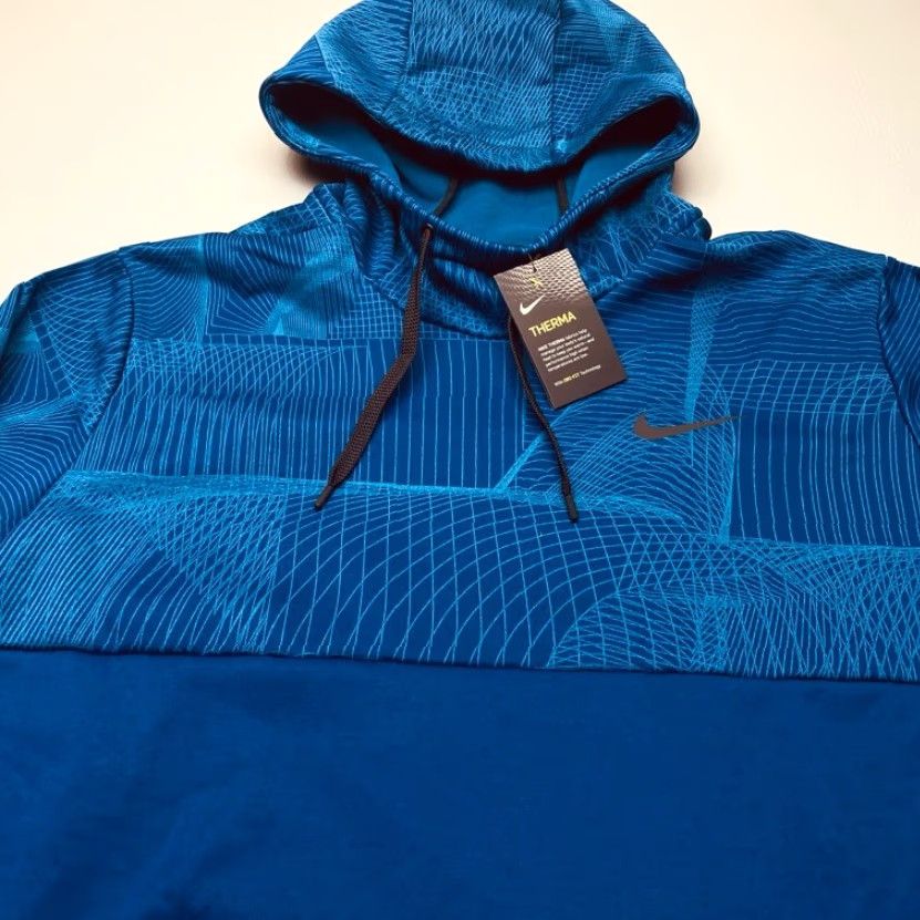 Nike VINTAGE Nike Therma Dri-Fit Pullover Hoodie BV2752-492 Blue Men's Size 3XL NEW 8159 Size US XXL / EU 58 / 5 - 3 Thumbnail