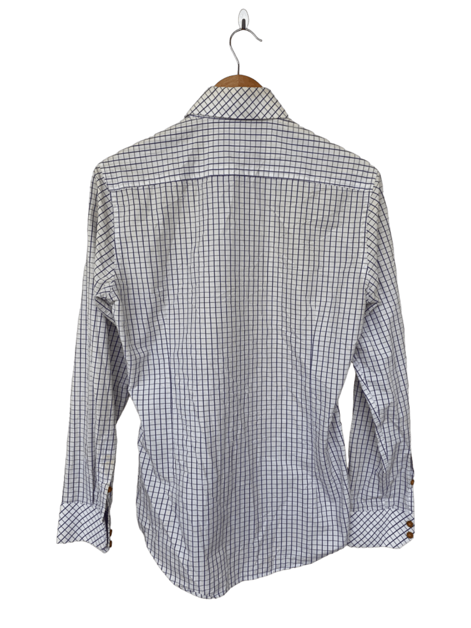 Lanvin Vintage Lanvin Checker Button Up Shirt Size US M / EU 48-50 / 2 - 2 Thumbnail