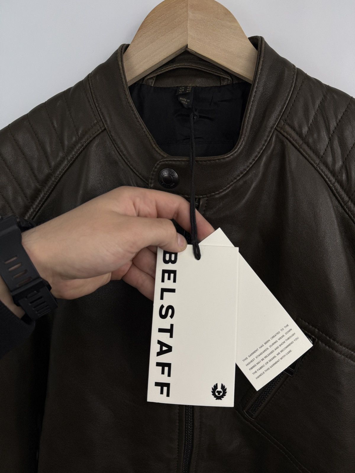 Belstaff ❗️NEW 🇬🇧 Belstaff Sheep Leather Jacket 100038 V Racer Size US M / EU 48-50 / 2 - 9 Thumbnail