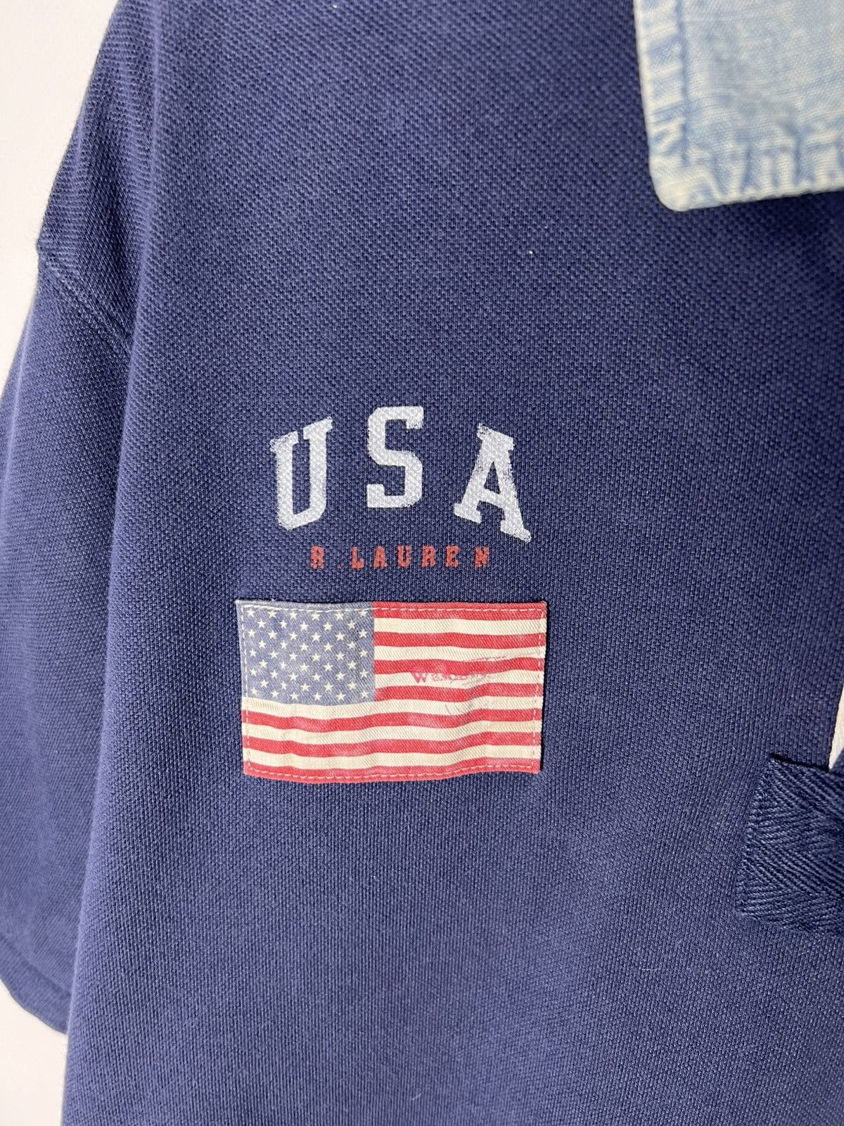 Polo Ralph Lauren Chief Keef Polo Ralph Lauren vintage navy USA big pony Size US XXL / EU 58 / 5 - 4 Thumbnail