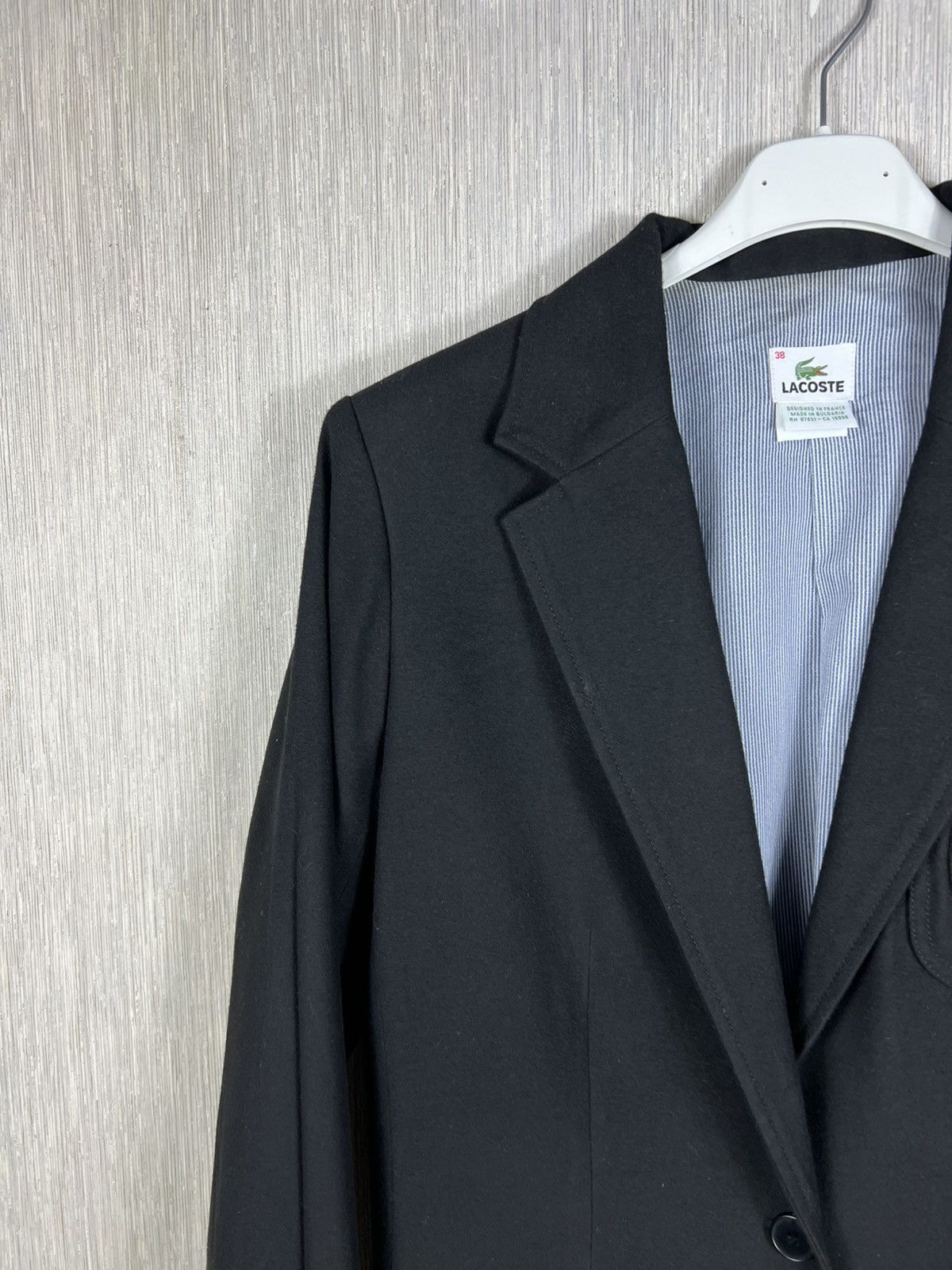 Lacoste Vintage Lacoste depuis France blazer jacket emblem logo Size S / US 4 / IT 40 - 4 Thumbnail
