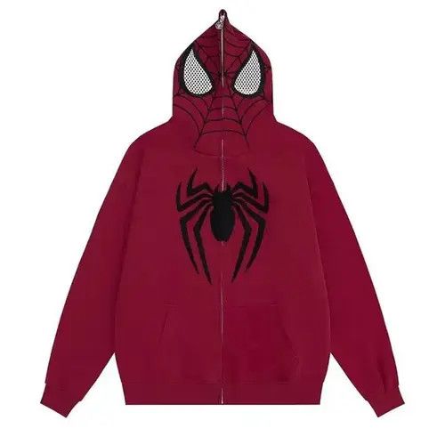 Japanese Brand × Vintage Spider Man Anime Sweatshirt outdoor loose Gothic top Y2K Size US L / EU 52-54 / 3 - 1 Thumbnail