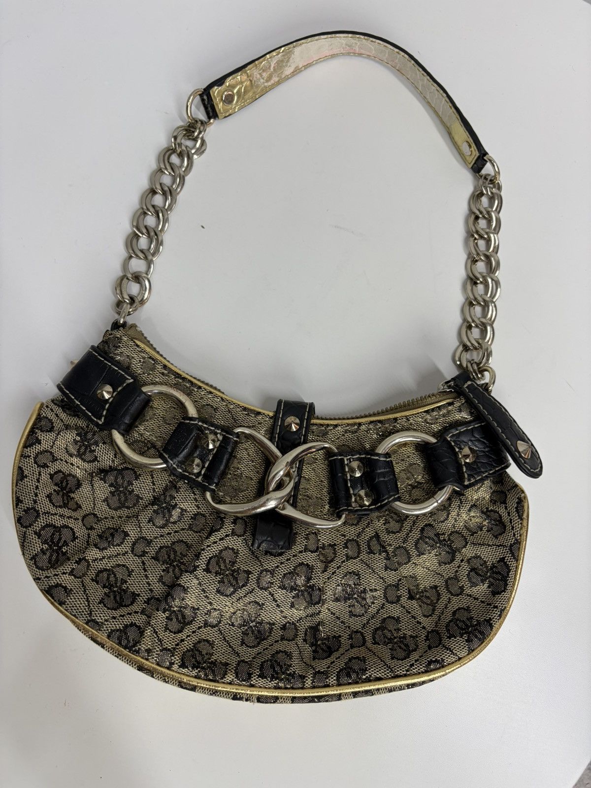 Guess Archive Guess Gold Metal y2k Baguette Shoulder Mini Bag Size ONE SIZE - 2 Thumbnail