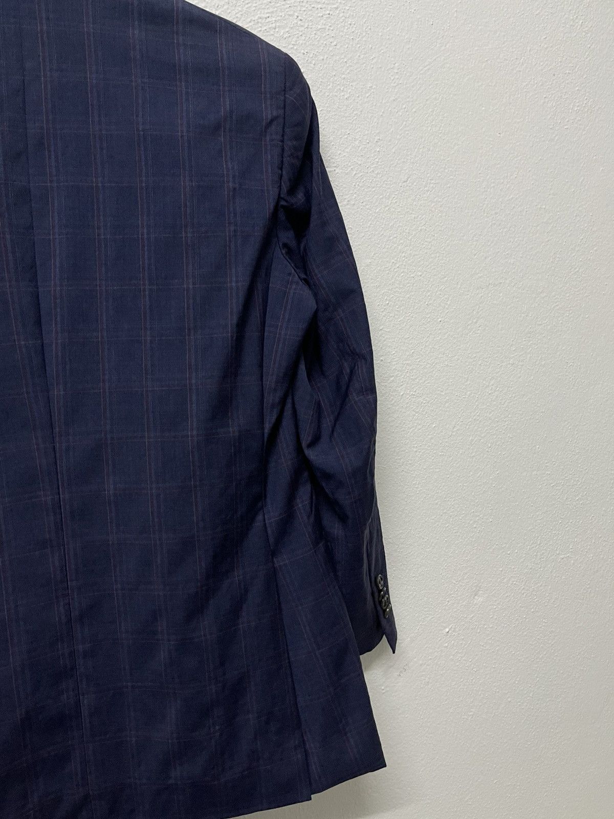 Loro Piana 90s LORO PIANA MOTS PLAID WOOL BLAZZER RARE DESIGN Size US M / EU 48-50 / 2 - 15 Thumbnail