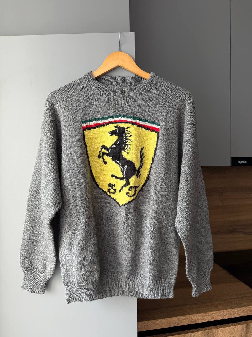 Ferrari Vintage Ferrari Knitted Sweater Big Logo Size US M / EU 48-50 / 2 - 1 Thumbnail
