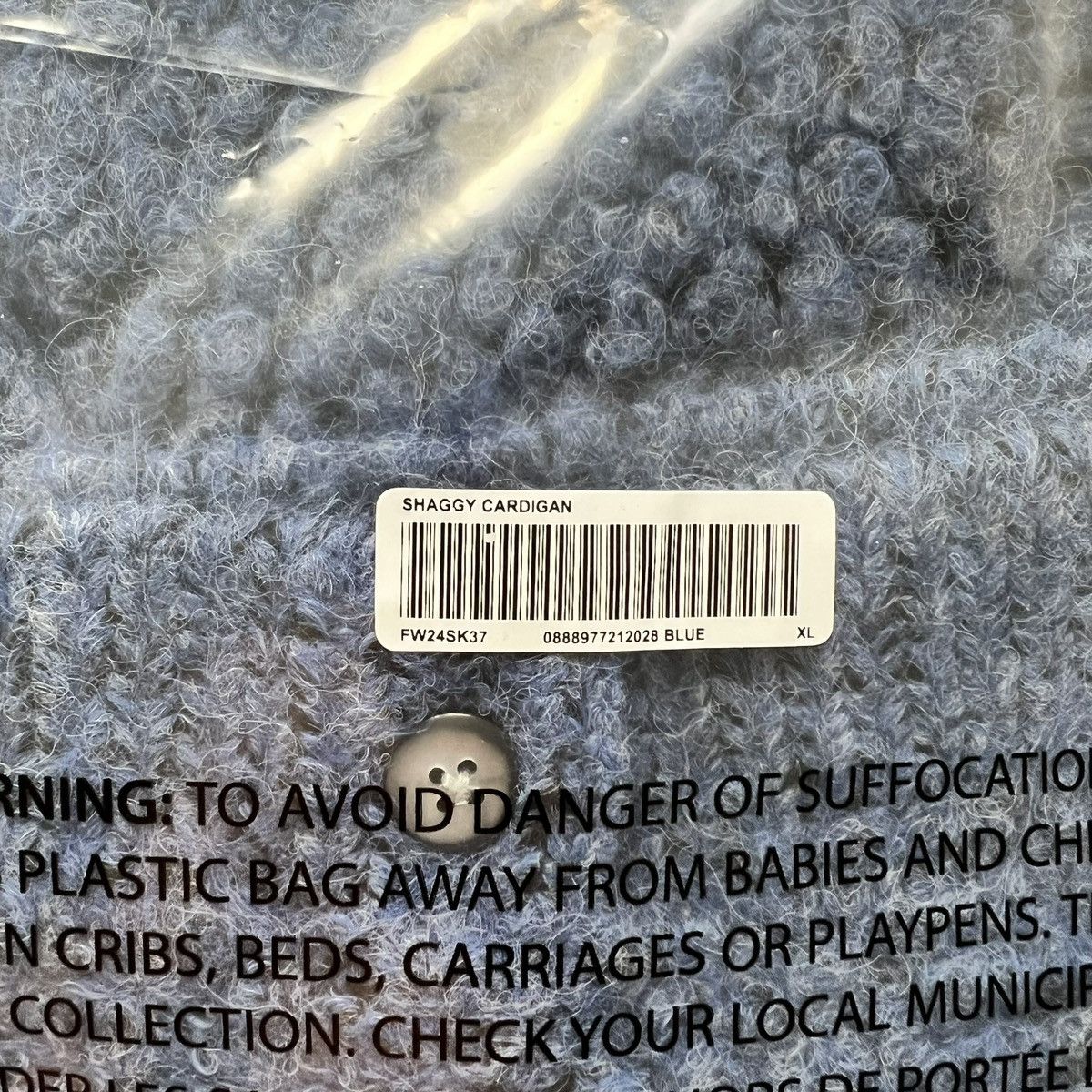 Supreme Supreme Textured Knotted Cardigan Blue XL Size US XL / EU 56 / 4 - 12 Thumbnail