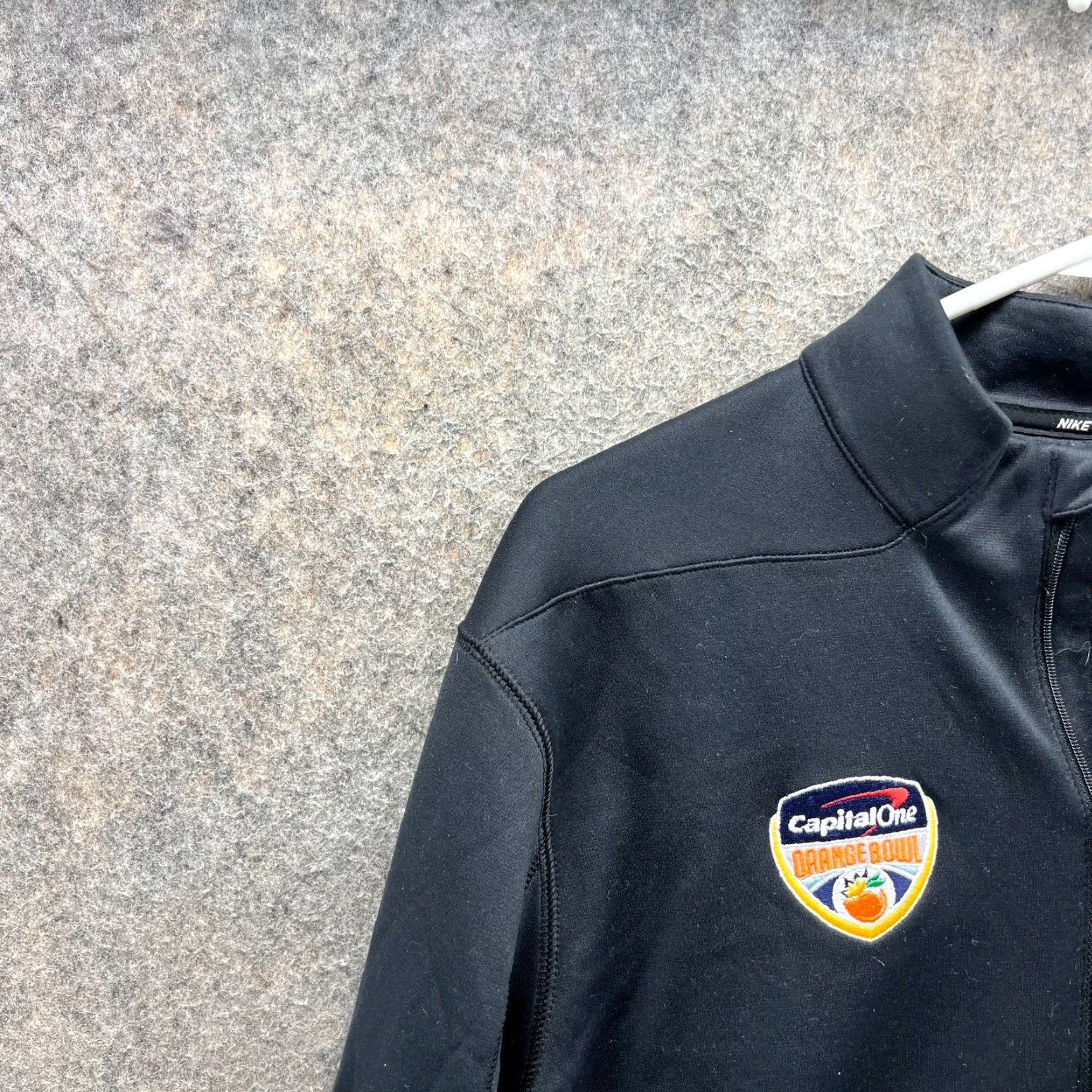 Nike Nike Sweatshirt Mens Medium Black Playoff Semifinal Golf Thermal Fit Orange Bowl Size US M / EU 48-50 / 2 - 3 Thumbnail