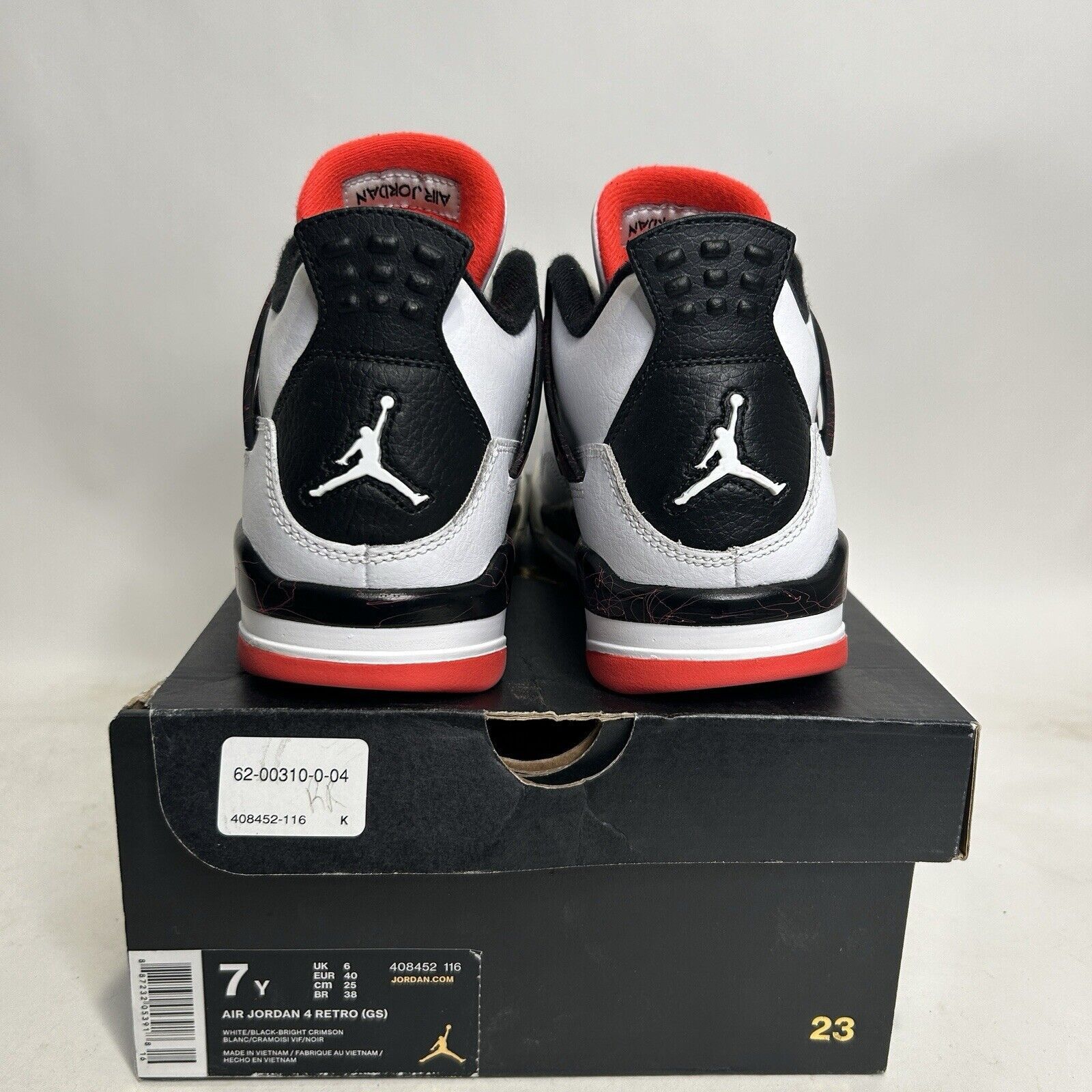 Nike Nike Air Jordan 4 Retro GS “Flight Nostalgia" 2024 Size US 8.5 / IT 38.5 - 5 Thumbnail