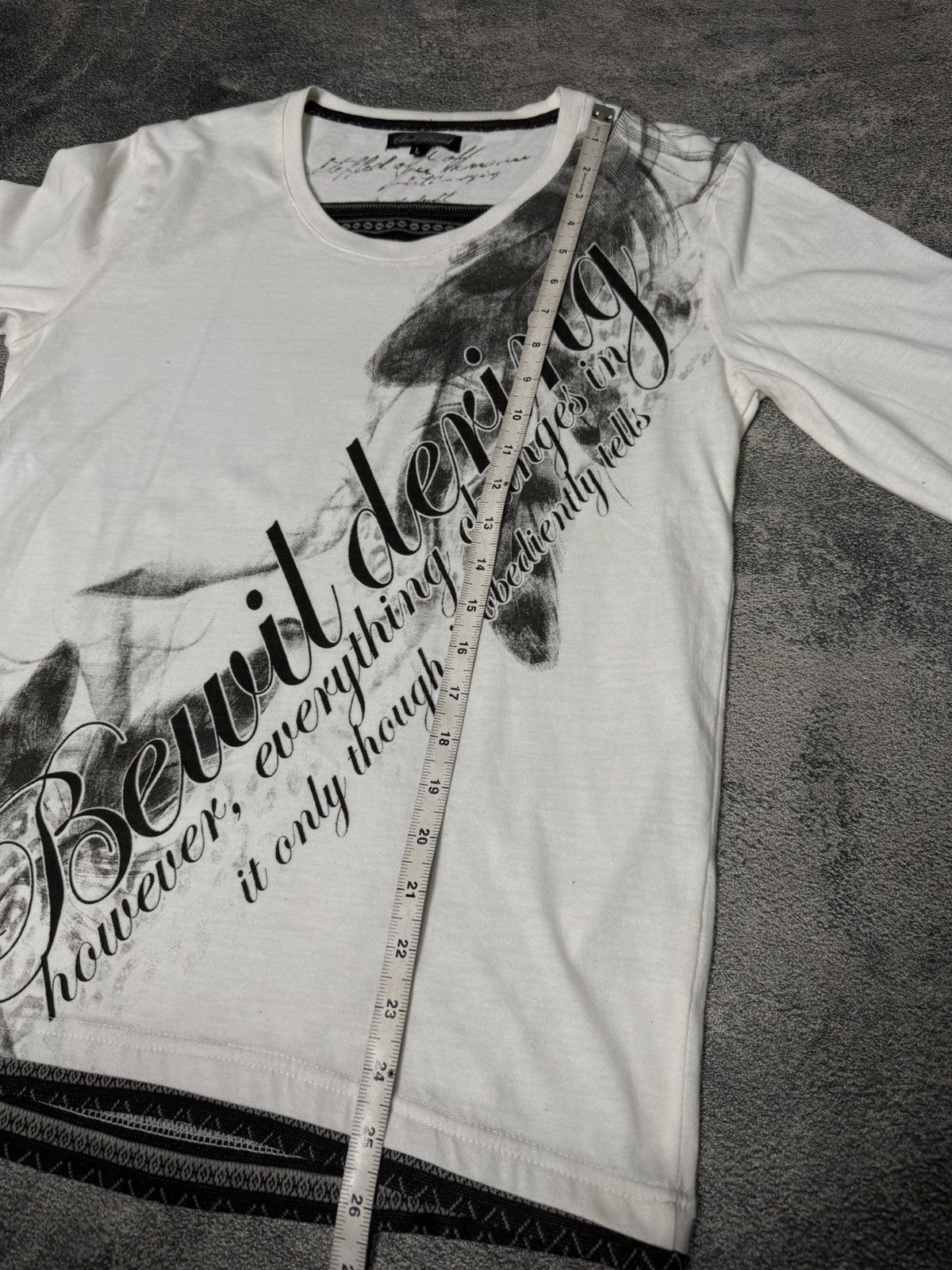 Japanese Brand Y2k Clash A Head poem longsleeve Size US L / EU 52-54 / 3 - 7 Thumbnail