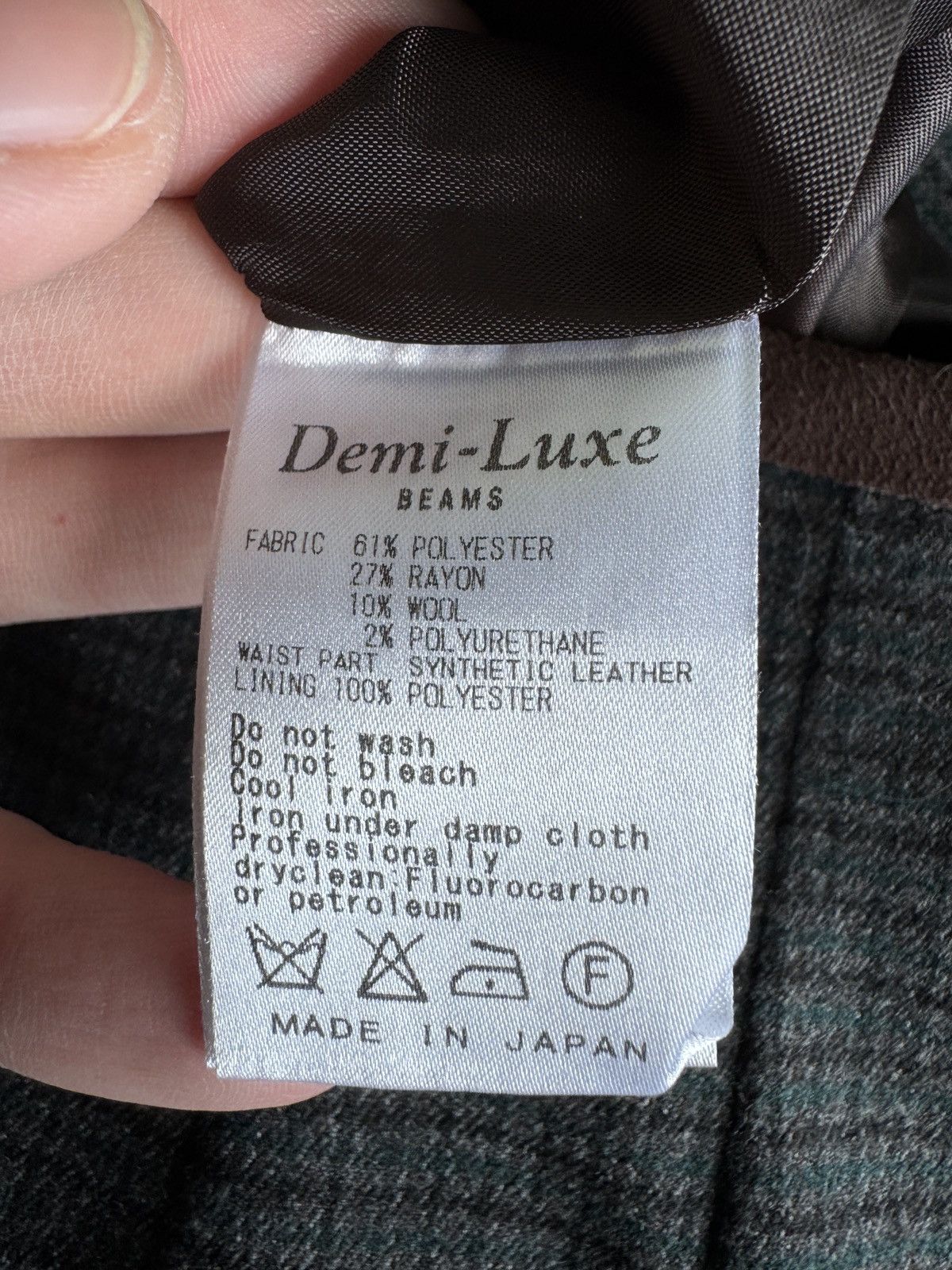 Other Demi Luxe Wool Pencil Skirt Womens Japan Size 28" / US 6 / IT 42 - 9 Thumbnail