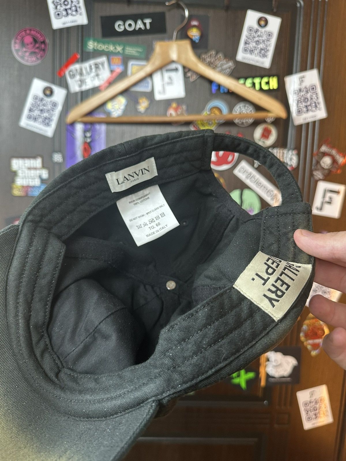 Gallery Dept. × Lanvin Gallery dept x Lanvin Splatter Faded Cap Size ONE SIZE - 5 Thumbnail