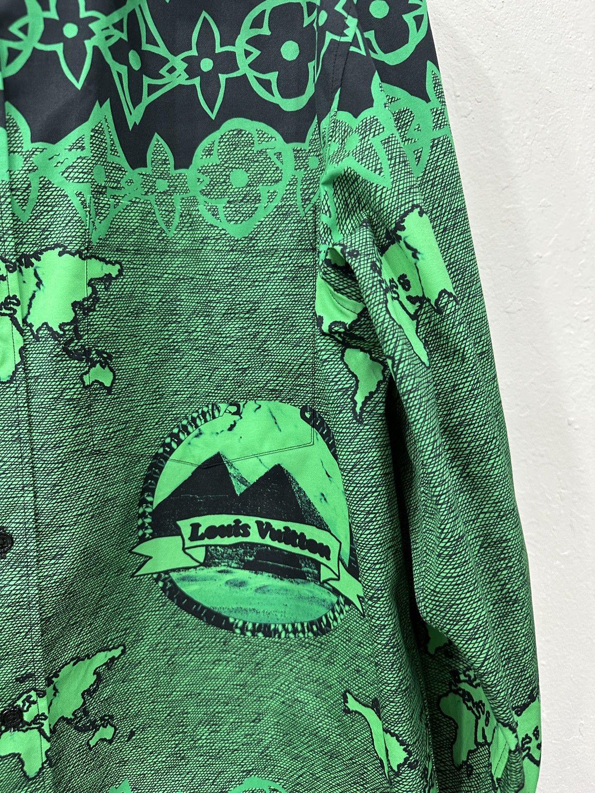 Louis Vuitton wax oversized print shirt Size US L / EU 52-54 / 3 - 3 Thumbnail