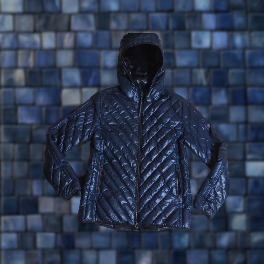 Rag & Bone rag & bone Dark Navy Blue Zip Goose Down Hooded Puffer Jacket Womens M Size M / US 6-8 / IT 42-44 - 1 Thumbnail