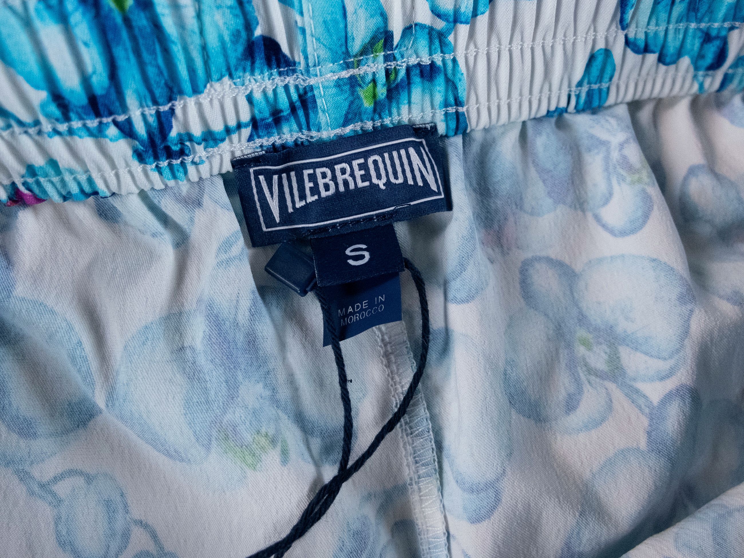 Vilebrequin VILEBREQUIN Orchid white blue floral swim shorts Small Size 30" / US 8 / IT 44 - 8 Thumbnail