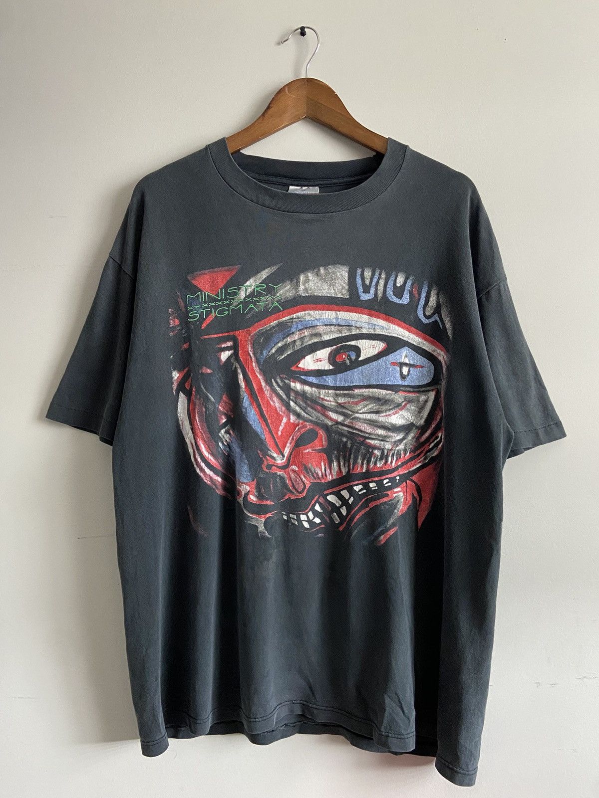 Other 1991 Ministry Stigmata Tee Size US XL / EU 56 / 4 - 1 Thumbnail