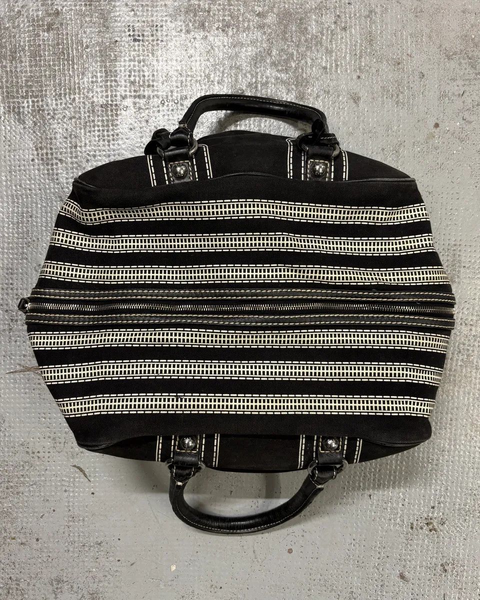 Dolce & Gabbana AW2010 Dolce & Gabbana Black Canvas Trompe Loeil Zip Lily Bag Size ONE SIZE - 2 Thumbnail