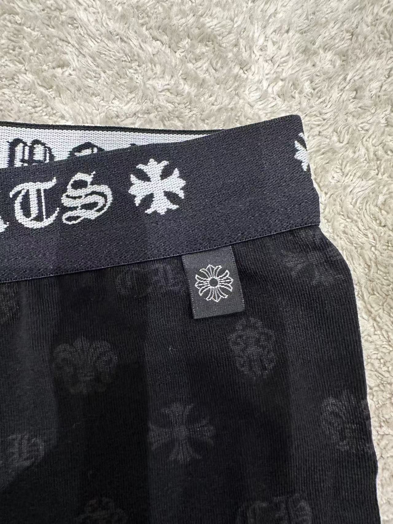 Chrome Hearts Chrome Hearts Black Cross Horseshoe Logo Stretch Leggings Size 27" / US 4 / IT 40 - 5 Thumbnail