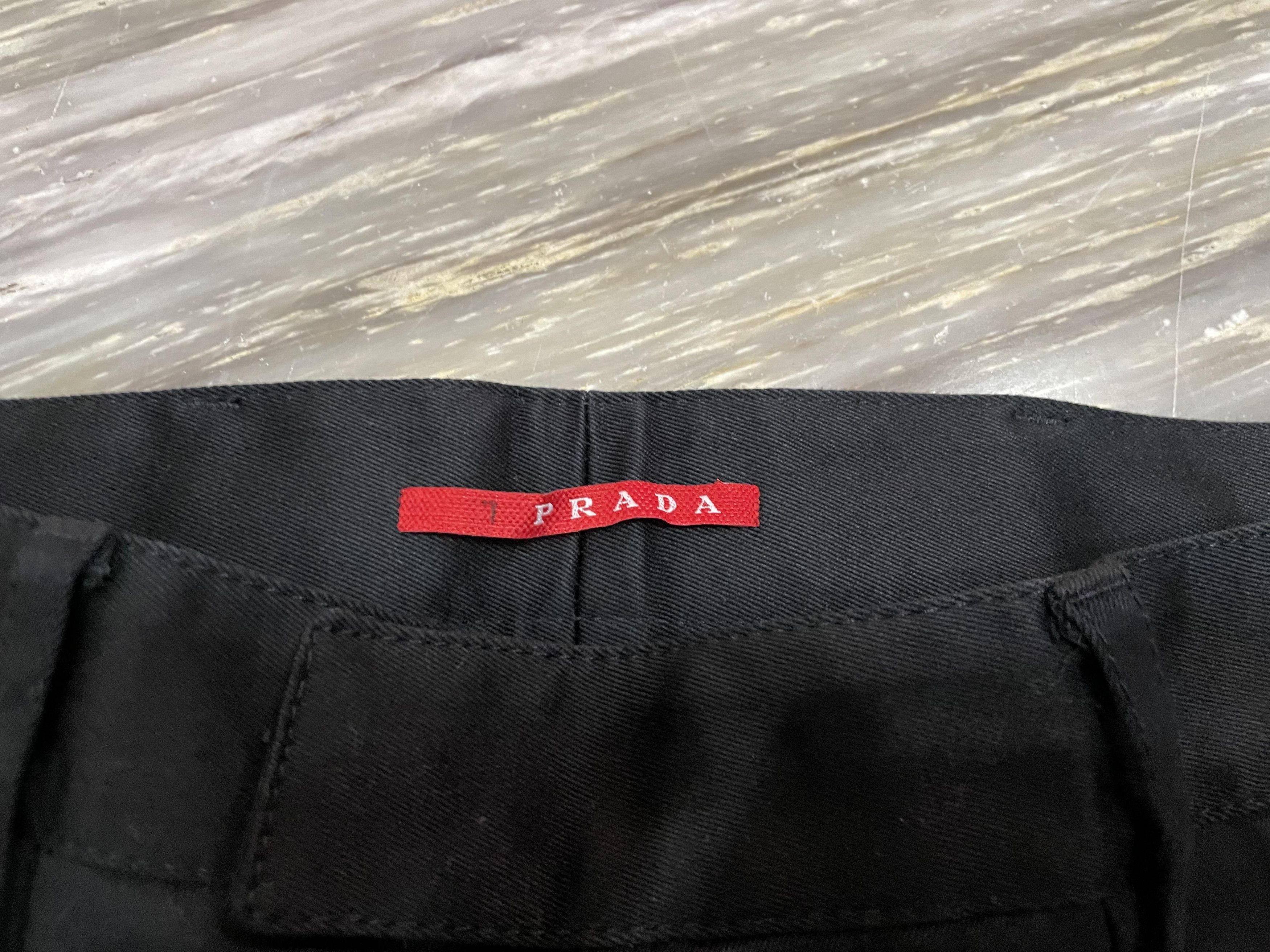 Prada Vintage Prada Black Chino Pants - Black Tab Size US 32 / EU 48 - 4 Thumbnail