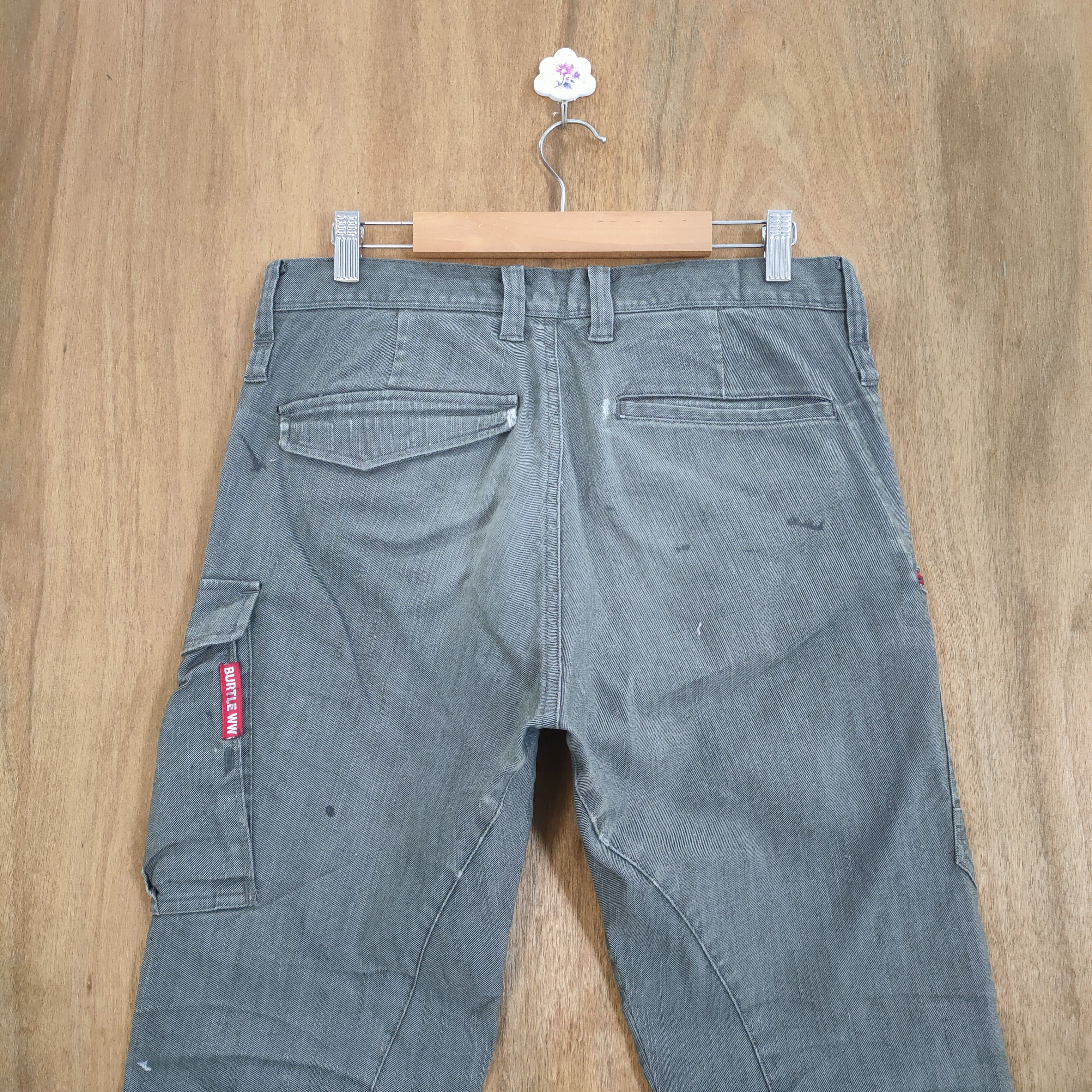 Japanese Brand JAPAN BURTLE SKINNY CARGO PANTS Size US 32 / EU 48 - 7 Thumbnail