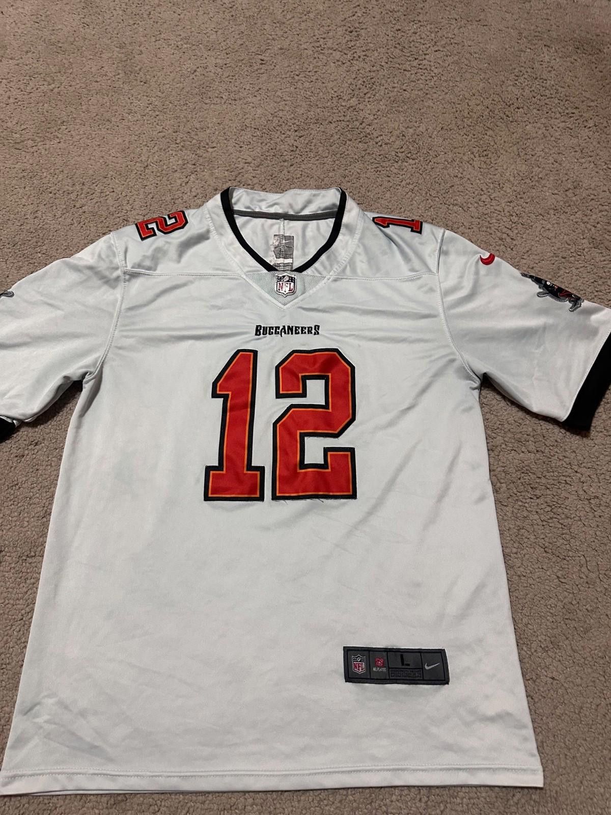 Nike Vintage Tom Brady #12 Tampa Bay Buccaneers Jersey On-Field L Size US L / EU 52-54 / 3 - 3 Thumbnail